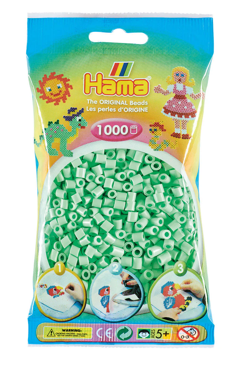 Hama Helmet Midi 1000 kpl Pastelli Minttu 207-98