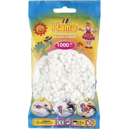 Hama Helmet Midi 1000 kpl Valkoinen 207-01