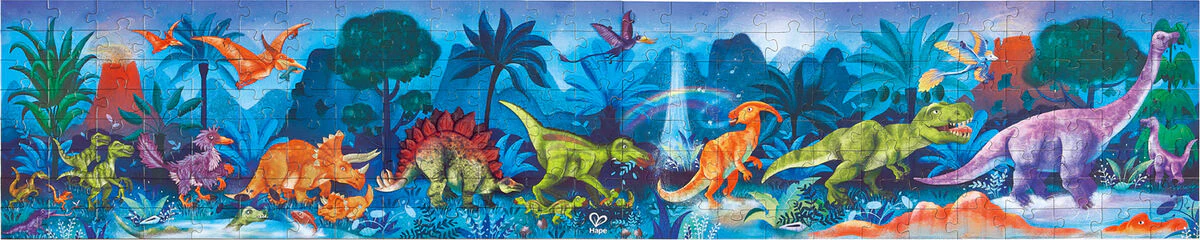 Hape Dinojen Maa Lasten Palapeli 200 Palaa - Image 4