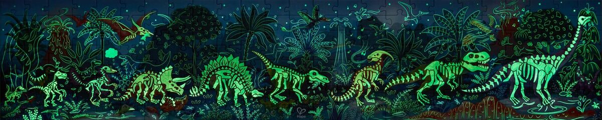 Hape Dinojen Maa Lasten Palapeli 200 Palaa - Image 5