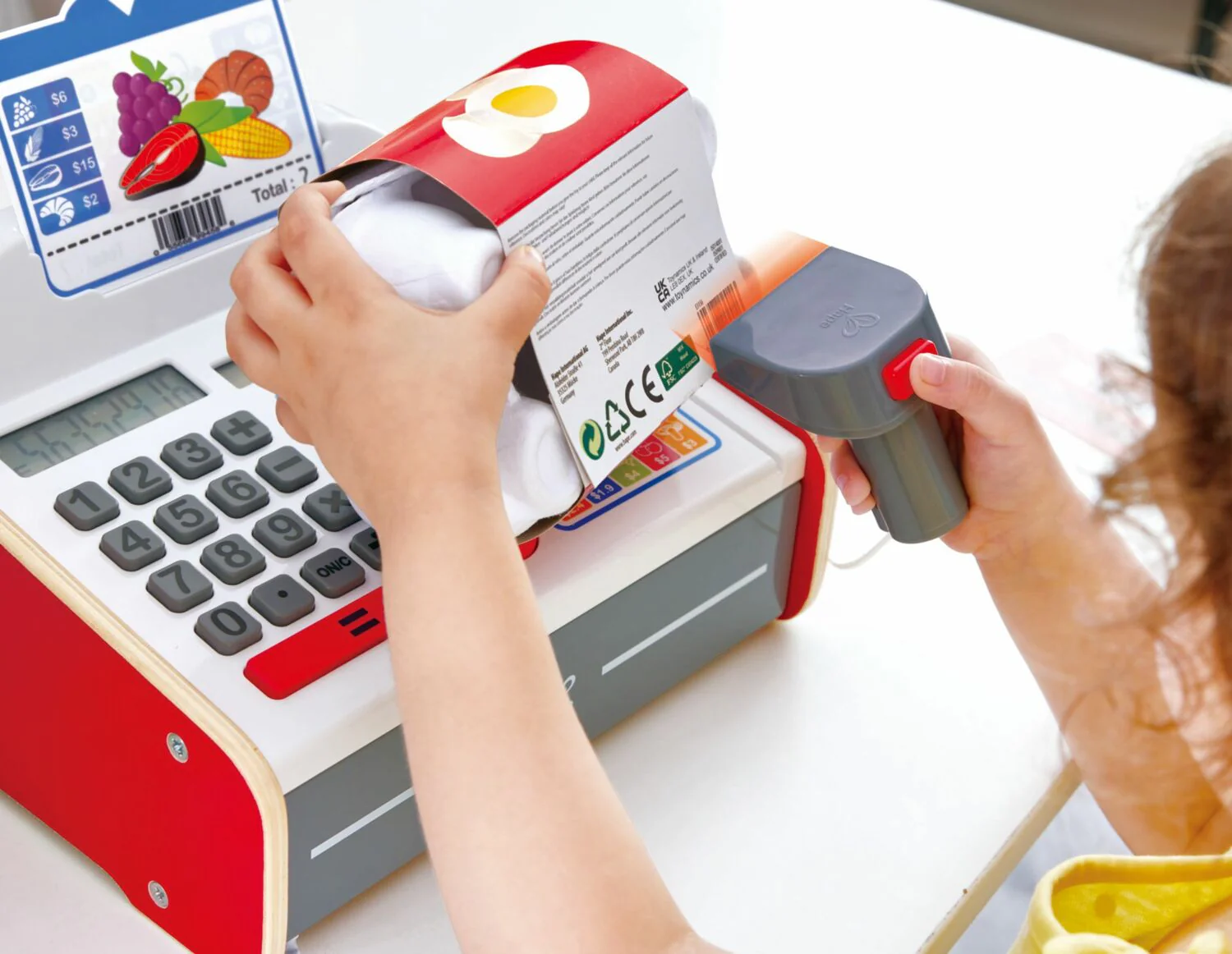 Hape Elektroninen Lasten Kassakone ja Rahat - Image 3