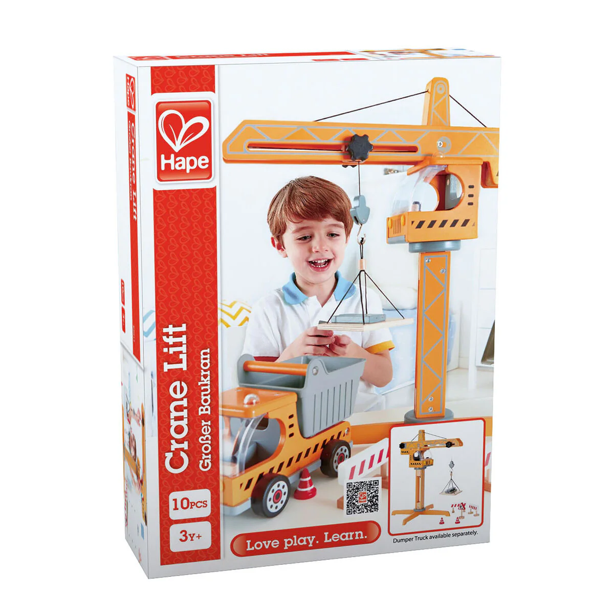 Hape Puinen Lelunosturi Tarvikkeilla