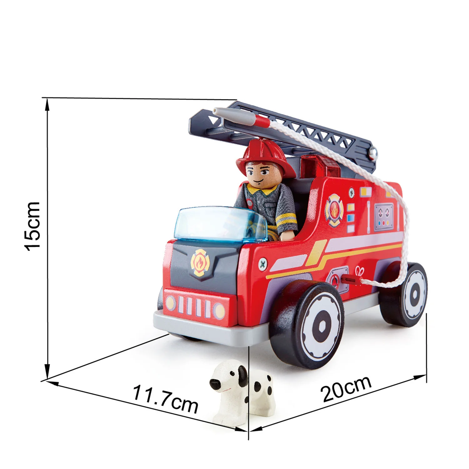 Hape Puinen Paloauto 24cm - Image 5