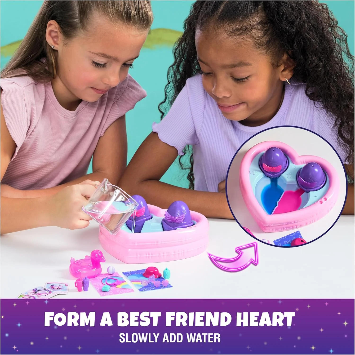Hatchimals Alive Neon Rainbow Bestie Pool Party - Image 2