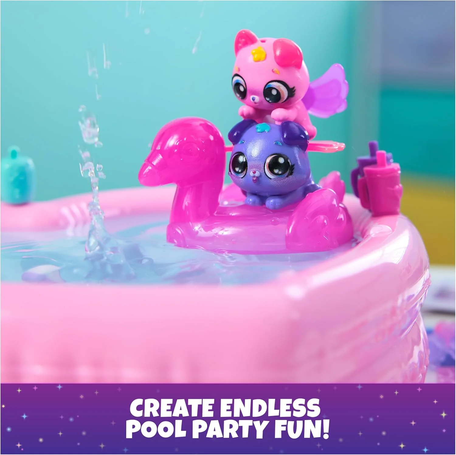 Hatchimals Alive Neon Rainbow Bestie Pool Party - Image 6