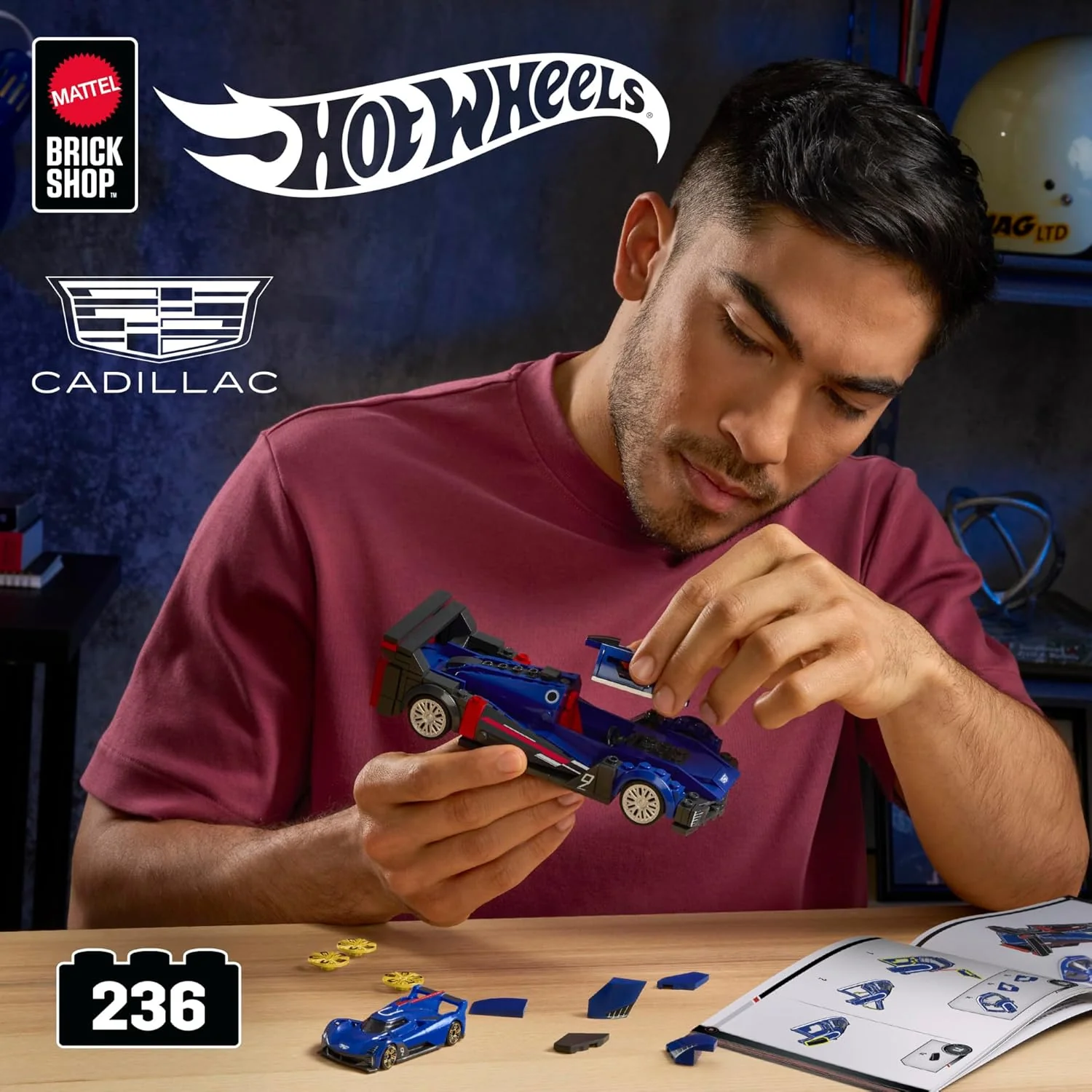 Hot Wheels Cadillac Koottava Pienoismalli - Image 6