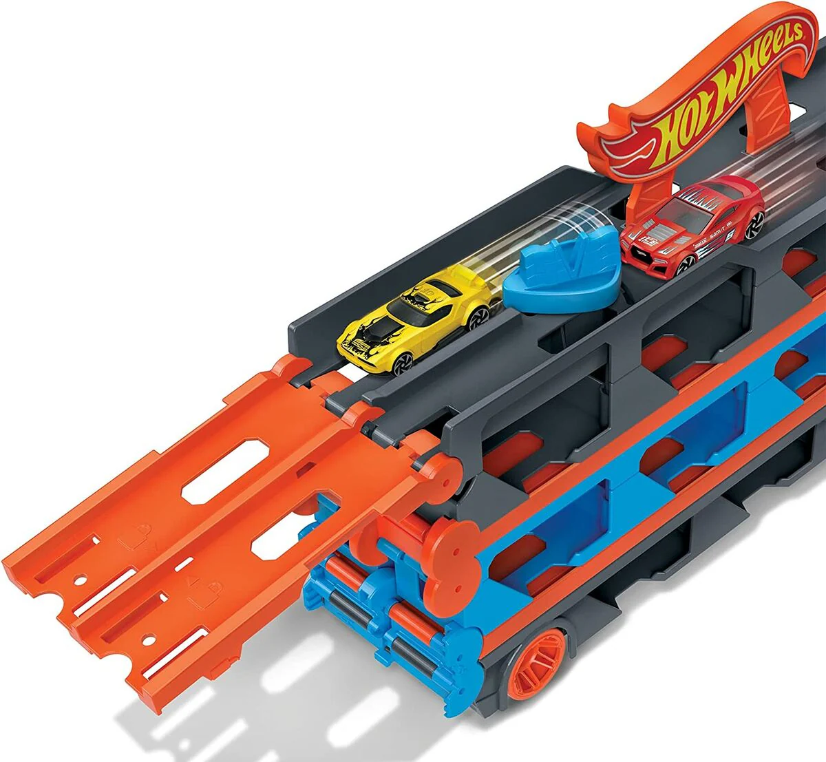 Hot Wheels City Speedway Hauler Autonkuljetusauto Leikkisetti - Image 5