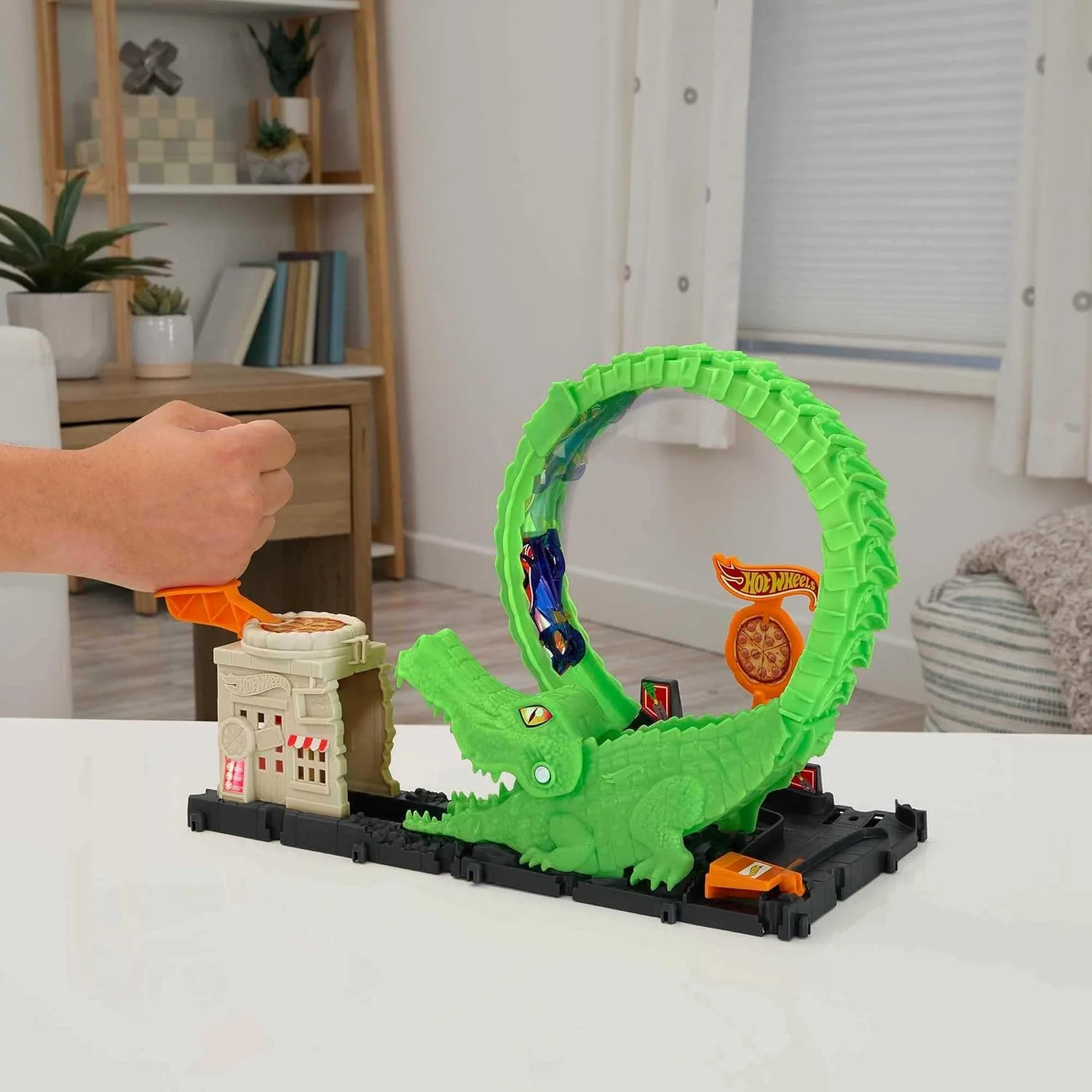 Hot Wheels Gator Loop Attack Leikkisetti - Image 2