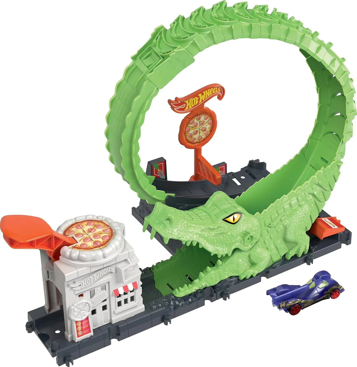 Hot Wheels Gator Loop Attack Leikkisetti - Image 3