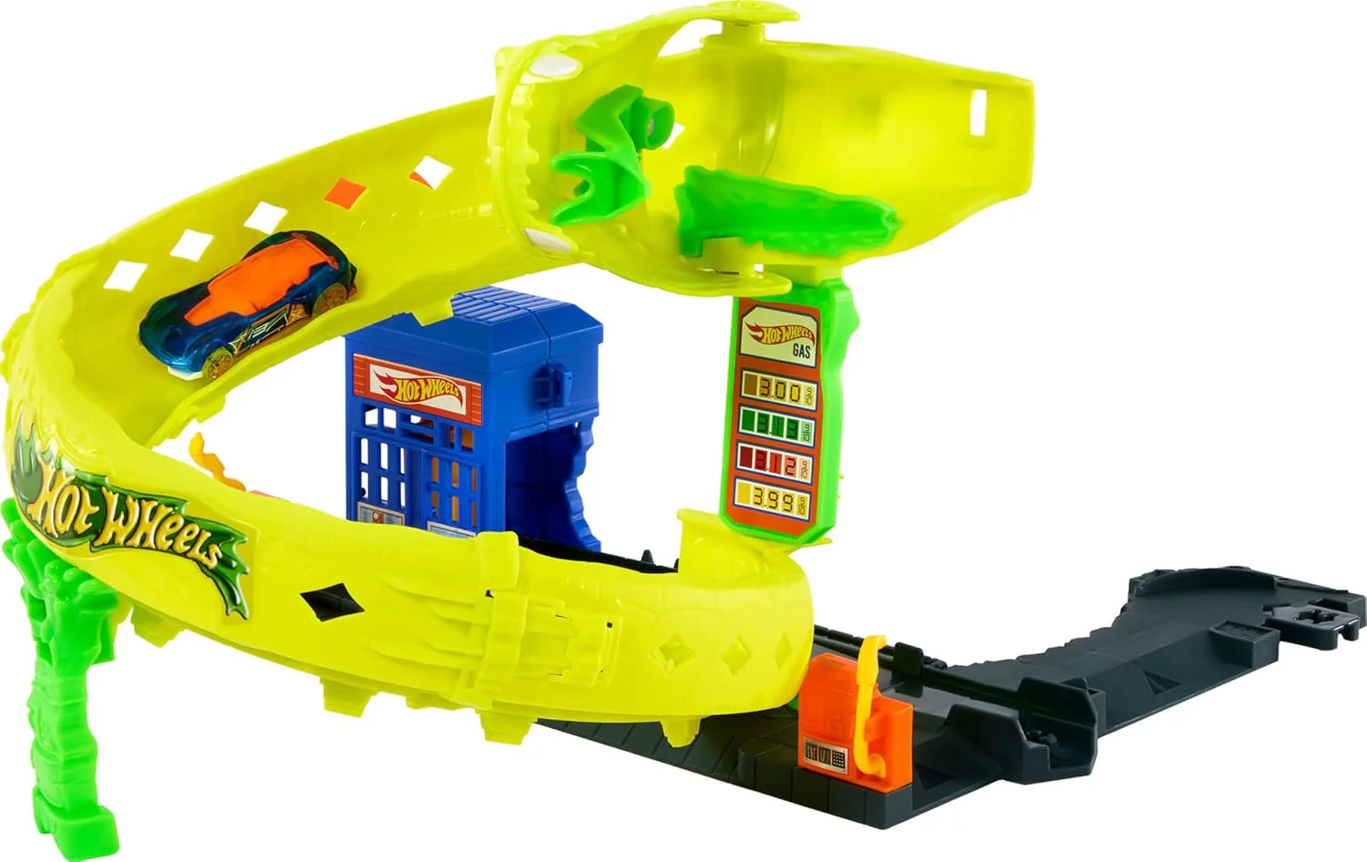 Hot Wheels Snake Spiral Attack Pikkuauto Leikkisetti - Image 5