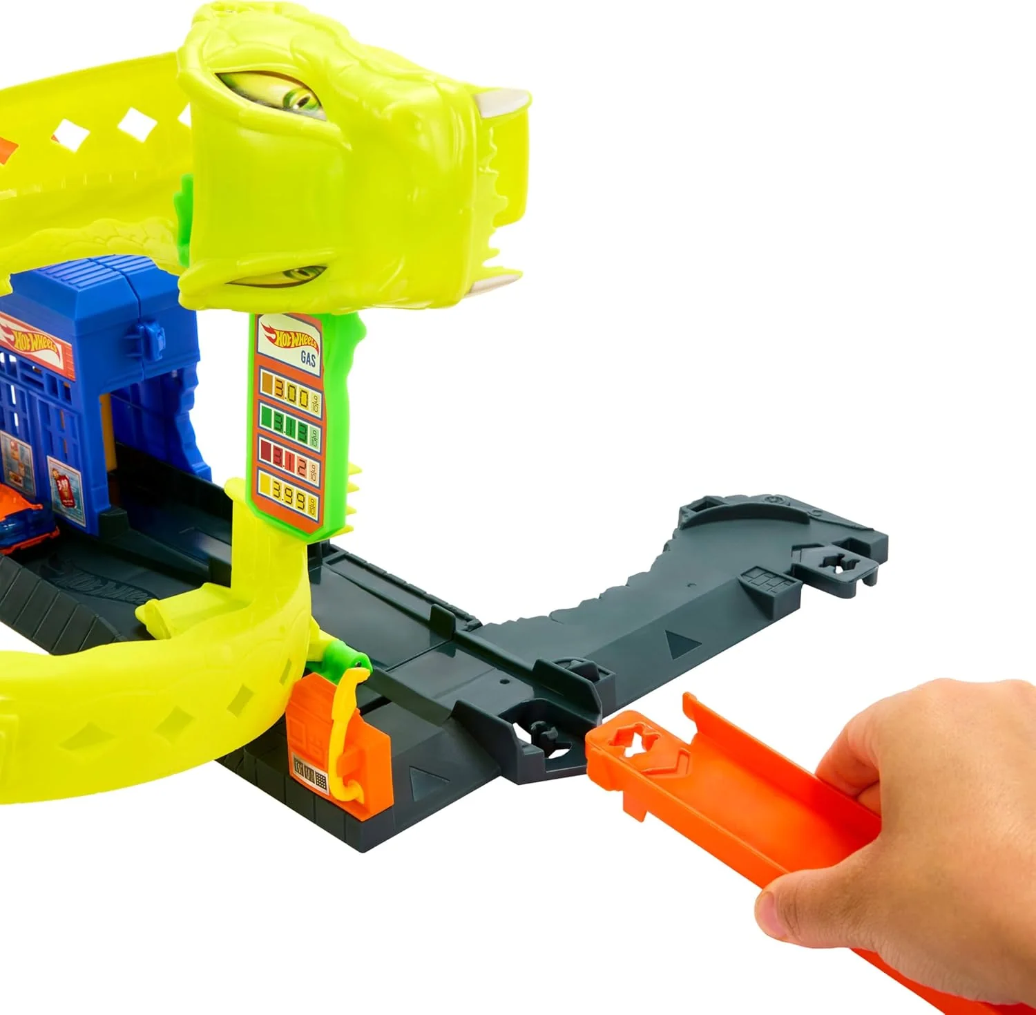 Hot Wheels Snake Spiral Attack Pikkuauto Leikkisetti - Image 6