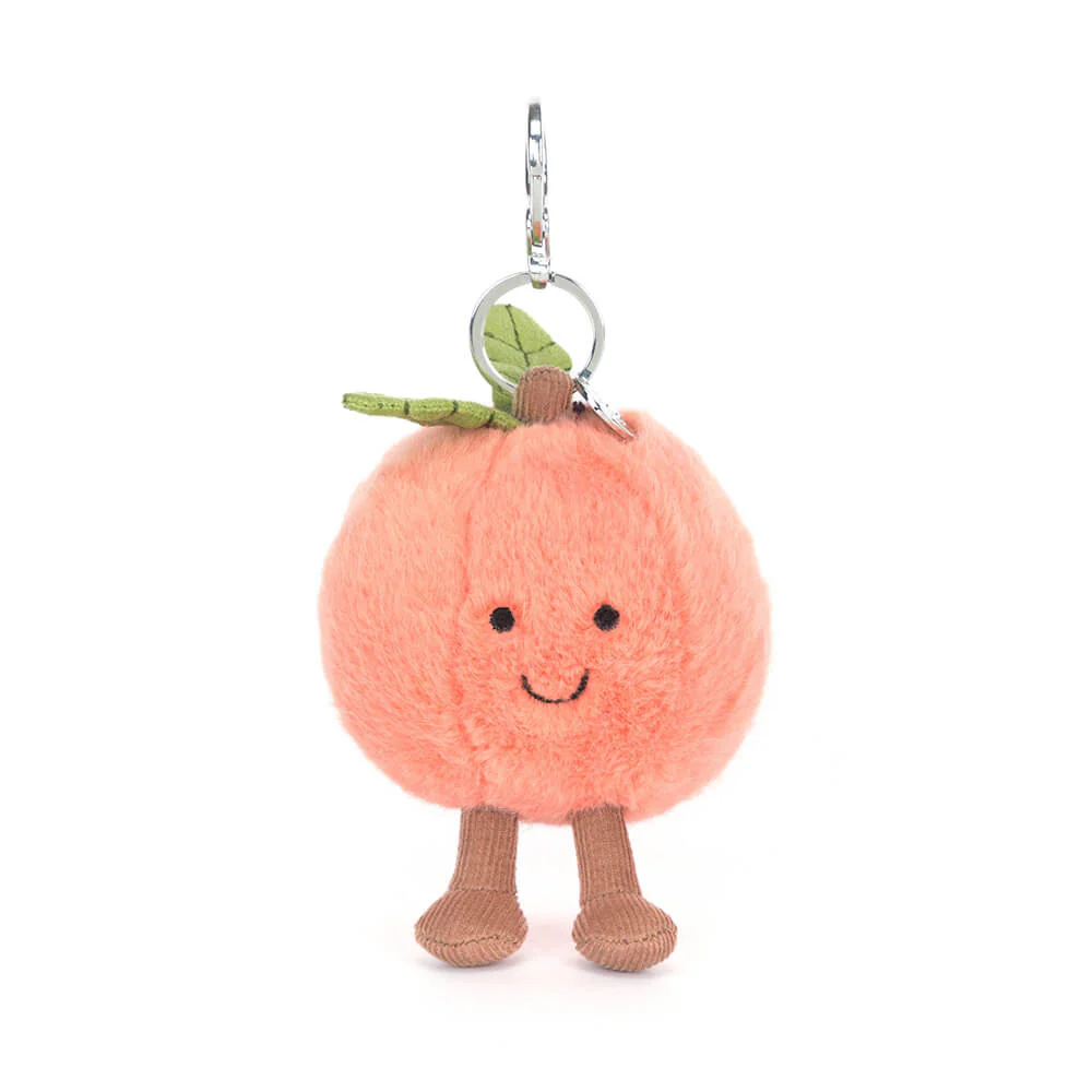 Jellycat Amuseables Peach Bag Charm Avainperä - Image 4