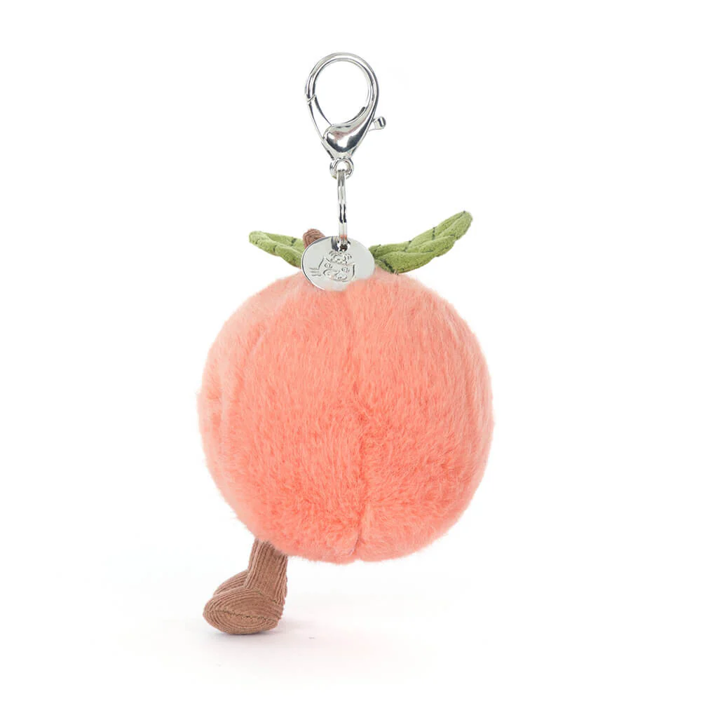 Jellycat Amuseables Peach Bag Charm Avainperä - Image 5