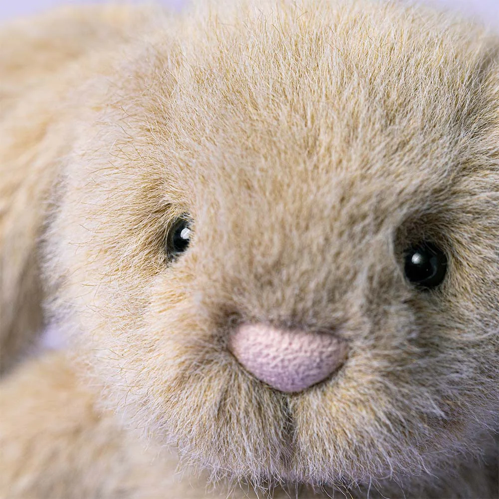 Jellycat Fluffet Bunnies Pupu Pehmolelu Beige 18cm - Image 3