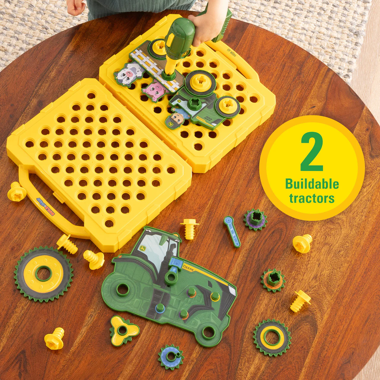 John Deere Build-A-Buddy Activity Board and Drill Aktiviteettilauta ja Pora - Image 2