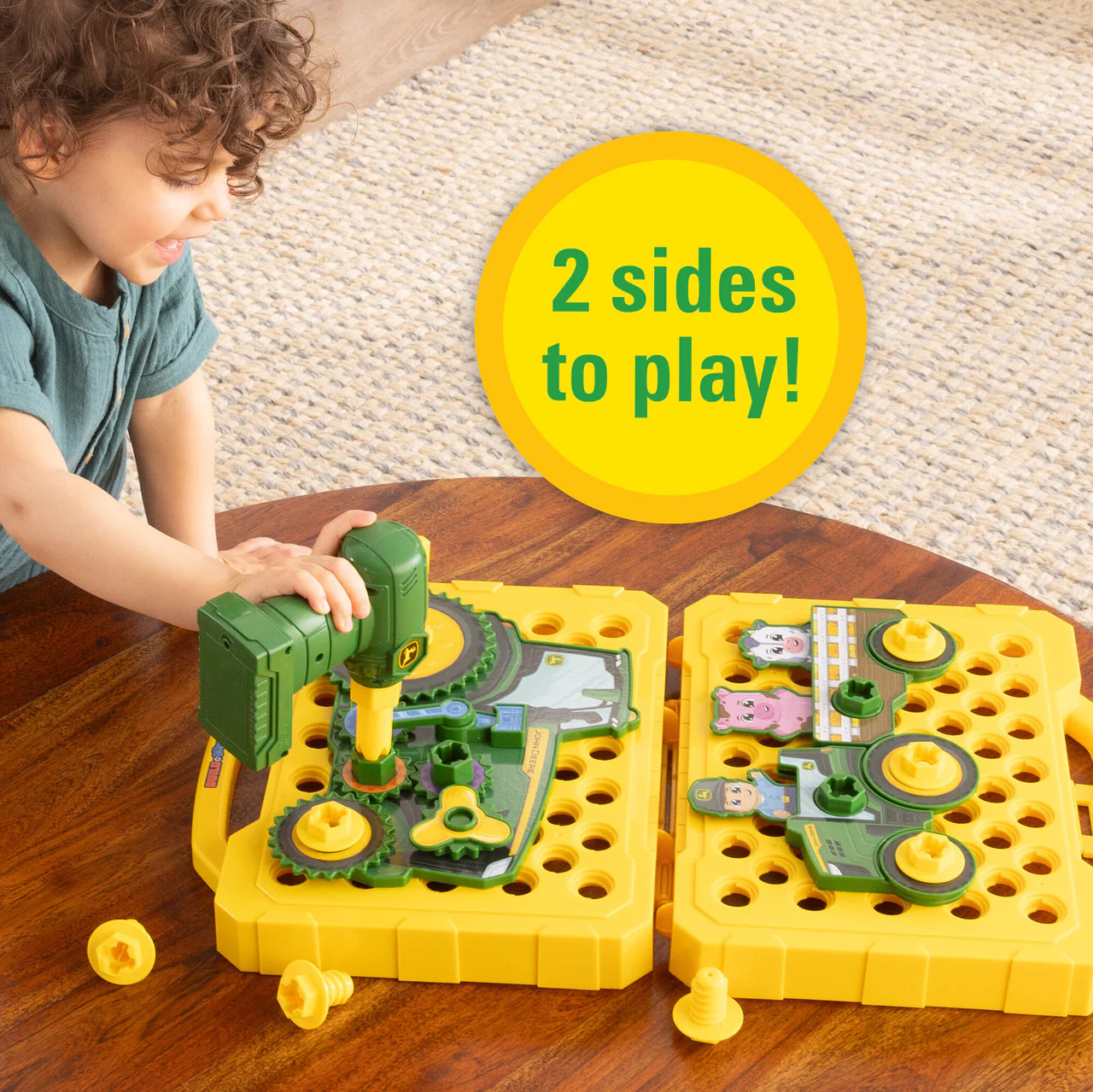 John Deere Build-A-Buddy Activity Board and Drill Aktiviteettilauta ja Pora - Image 3