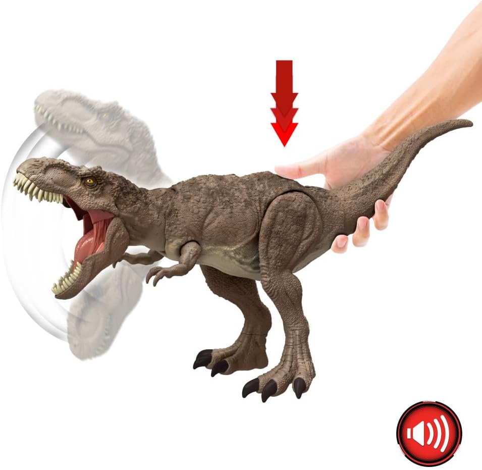 Jurassic World All Out Attack T-Rex Dinosaurus Äänillä 55cm - Image 3
