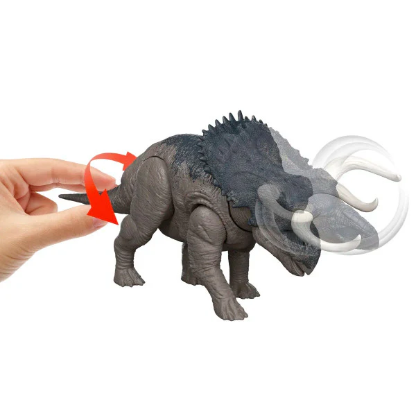 Jurassic World Rebirth Wild Roar Nasutoceratops - Image 2