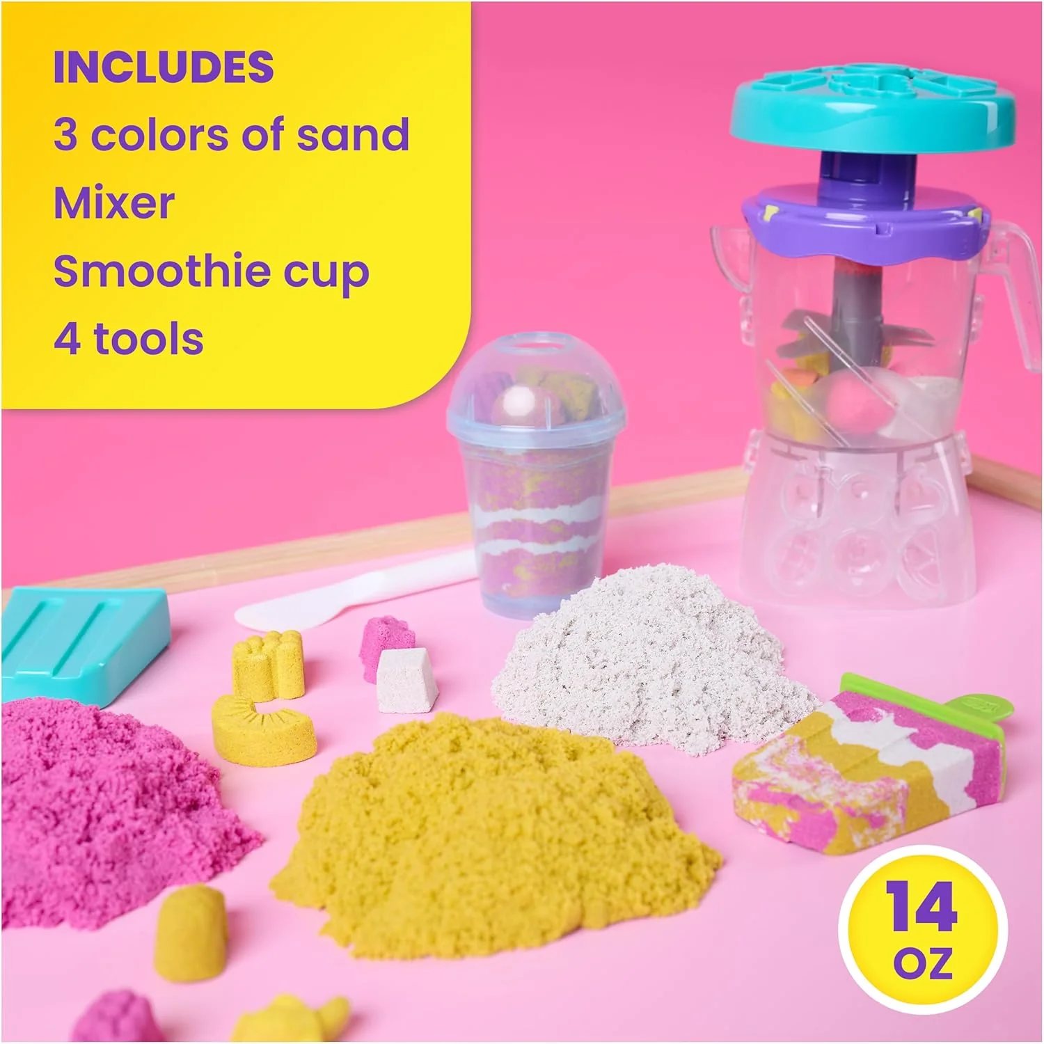 Kinetic Sand Taikahiekka Smoothie Mixer - Image 2