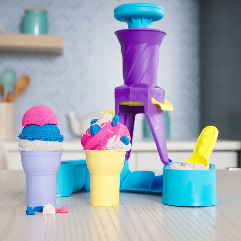 Kinetic Sand Taikahiekka Soft Serve Station Setti - Image 3