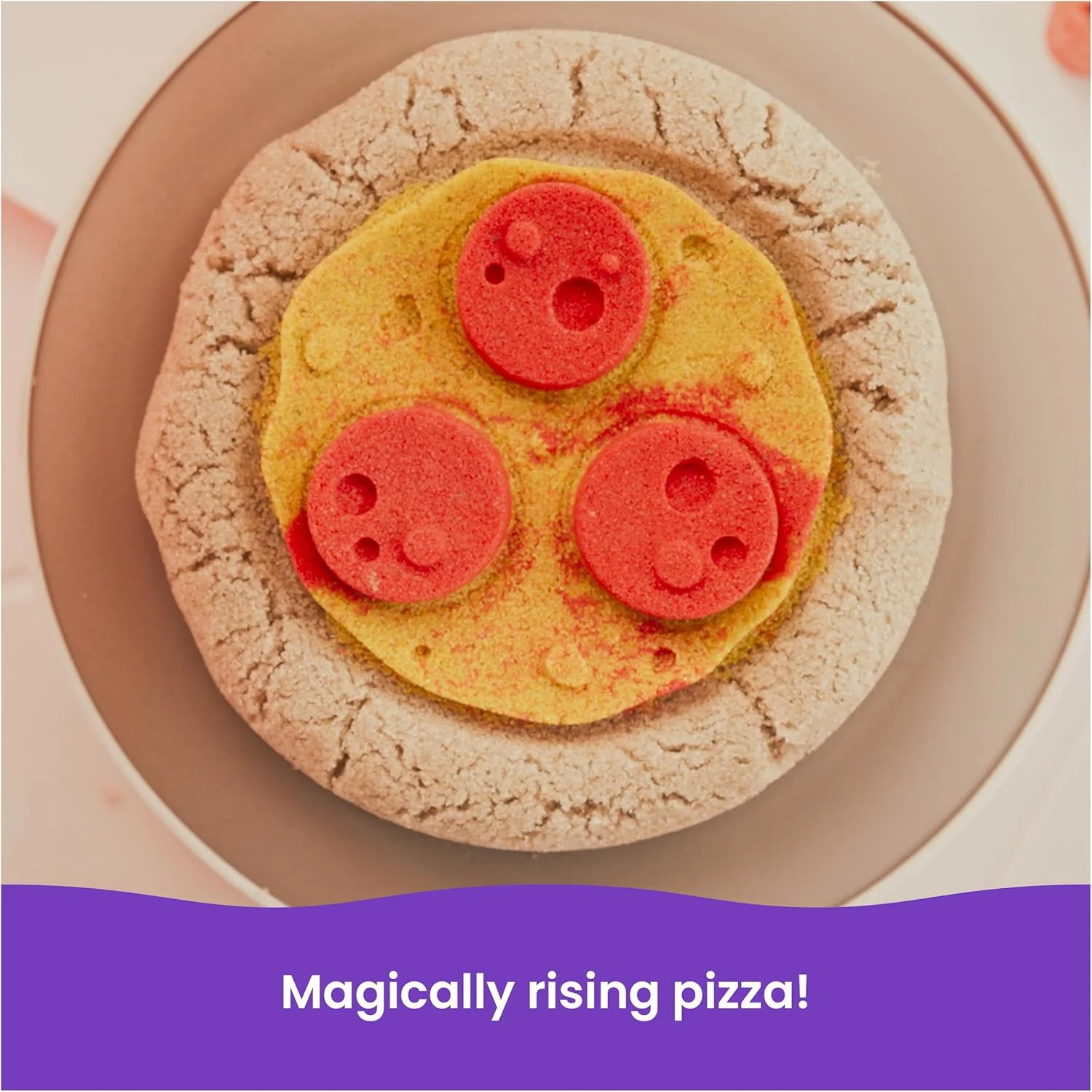 Kinetic Sand SquishPizza Taikahiekka Leikkisetti - Image 7