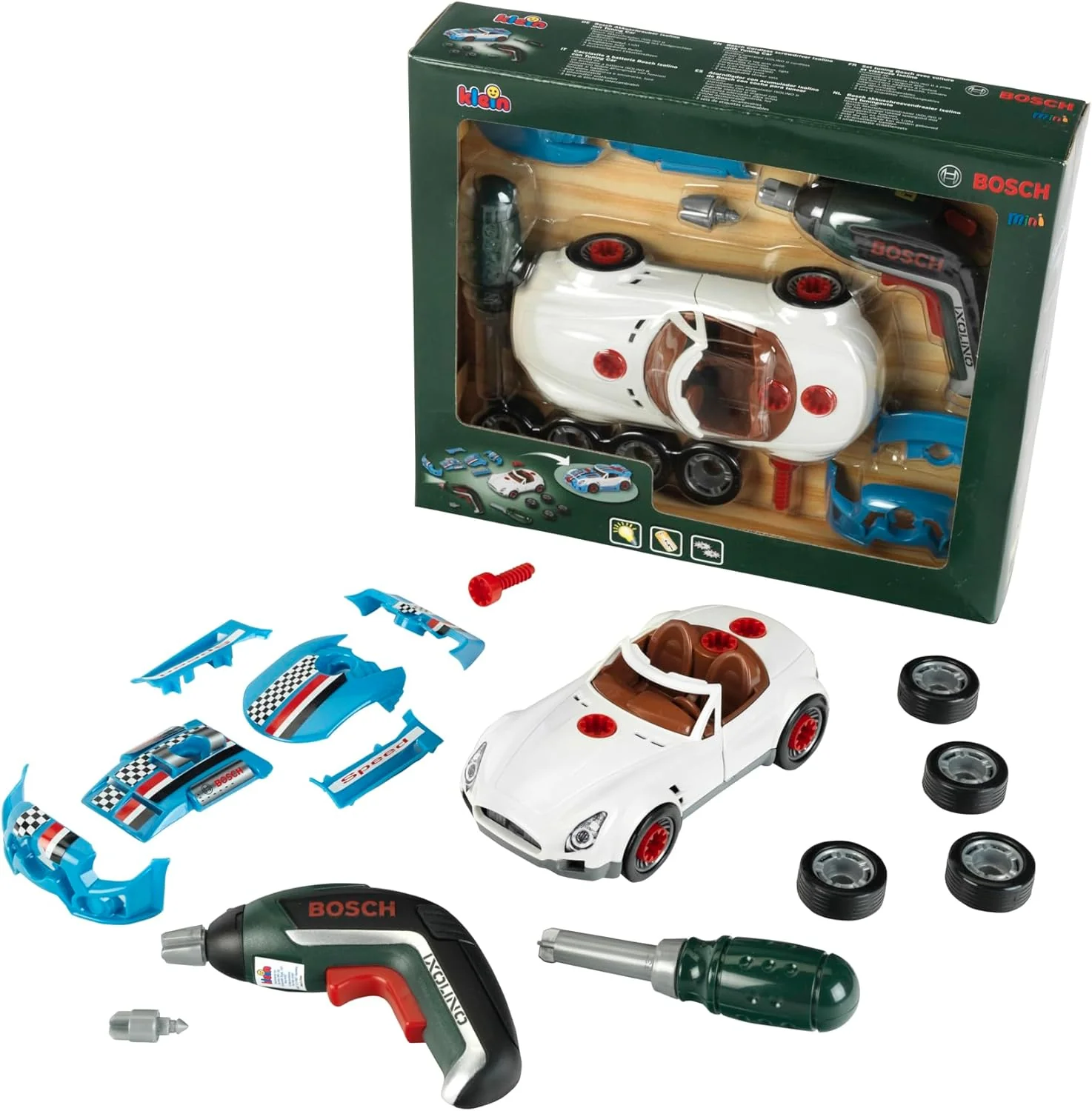 Klein Bosch Mini Auton Tuunaus/Rakennus Leikkisetti