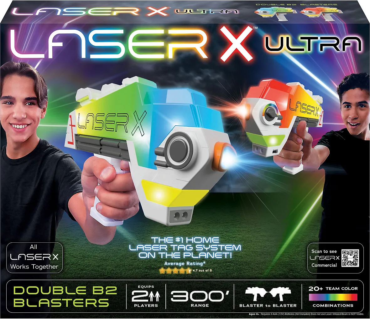 Laser X Ultra Double B2 Blasters Laser Aseet 2kpl