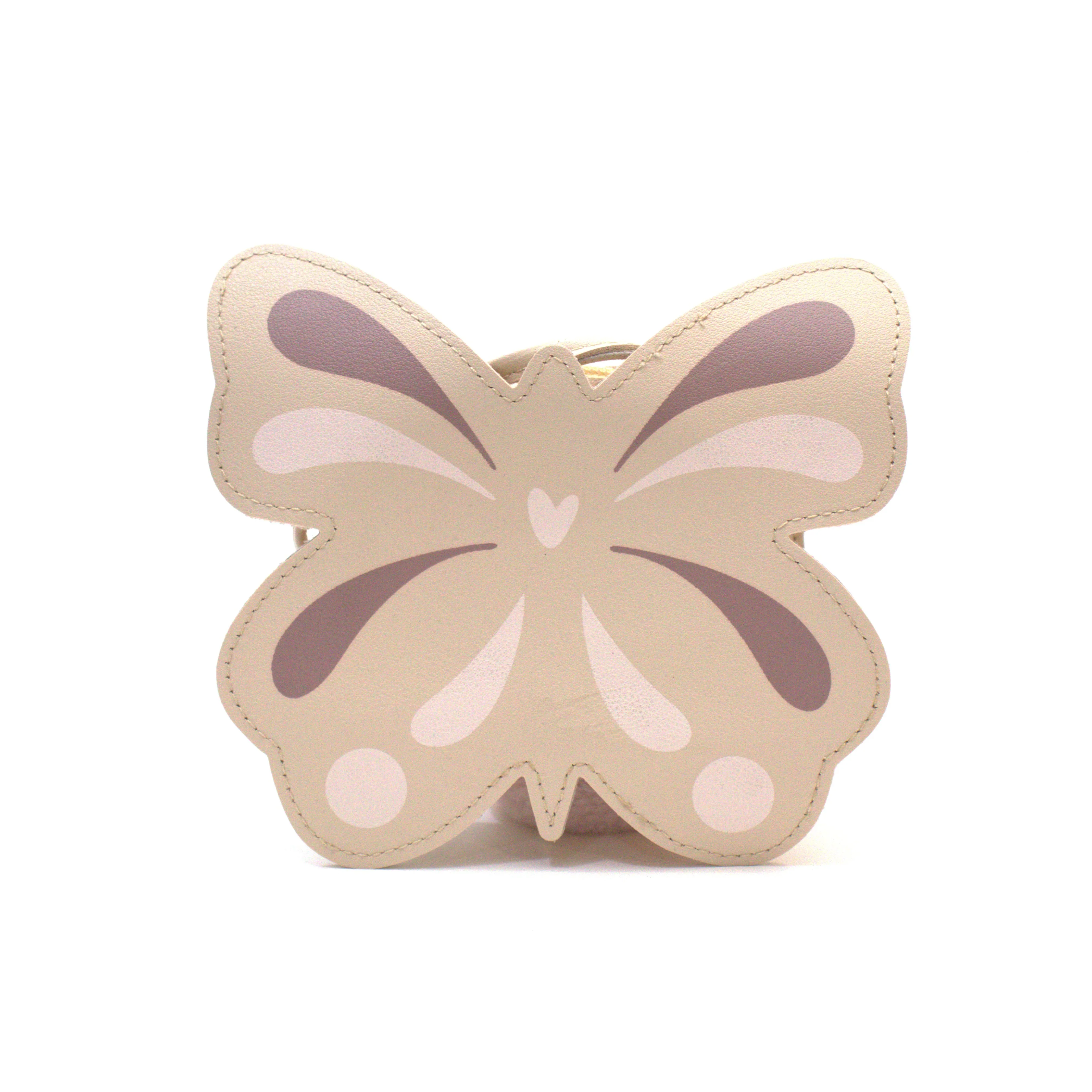 Lasten Käsilaukku Perhonen Beige 15 cm