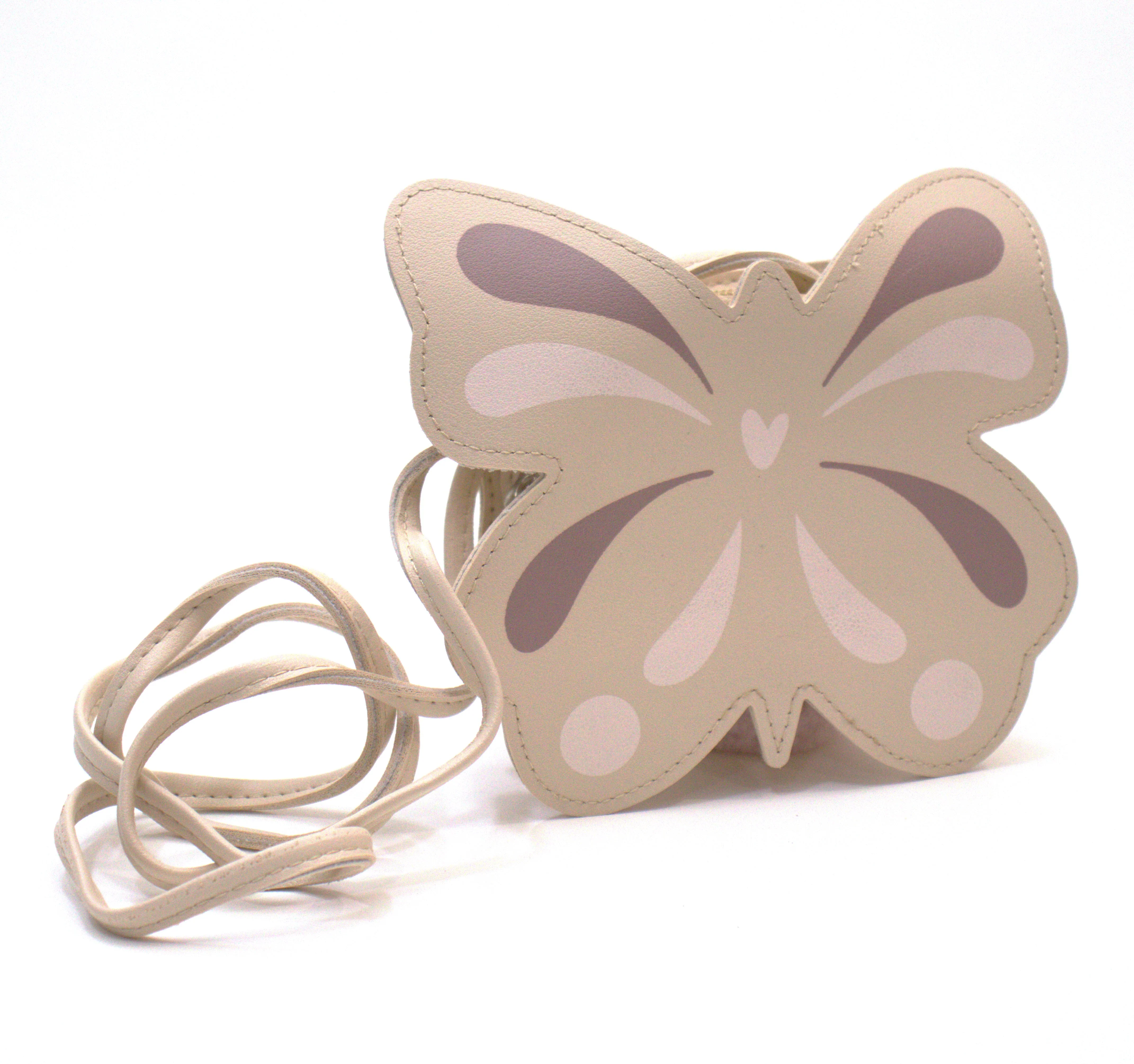 Lasten Käsilaukku Perhonen Beige 15 cm - Image 3