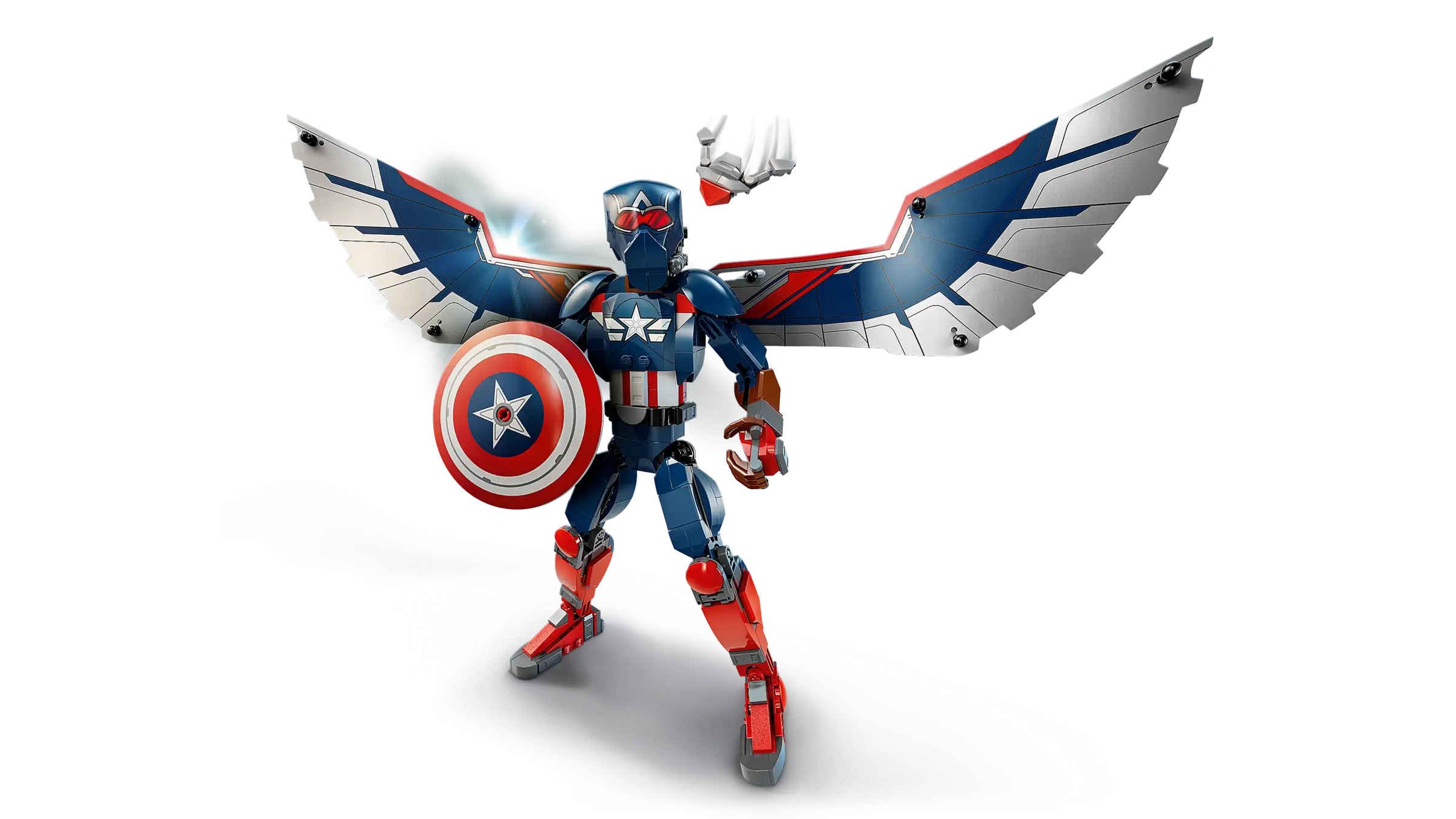 LEGO 76296 Uusi Rakennettava Captain America ‑Hahmo - Image 3