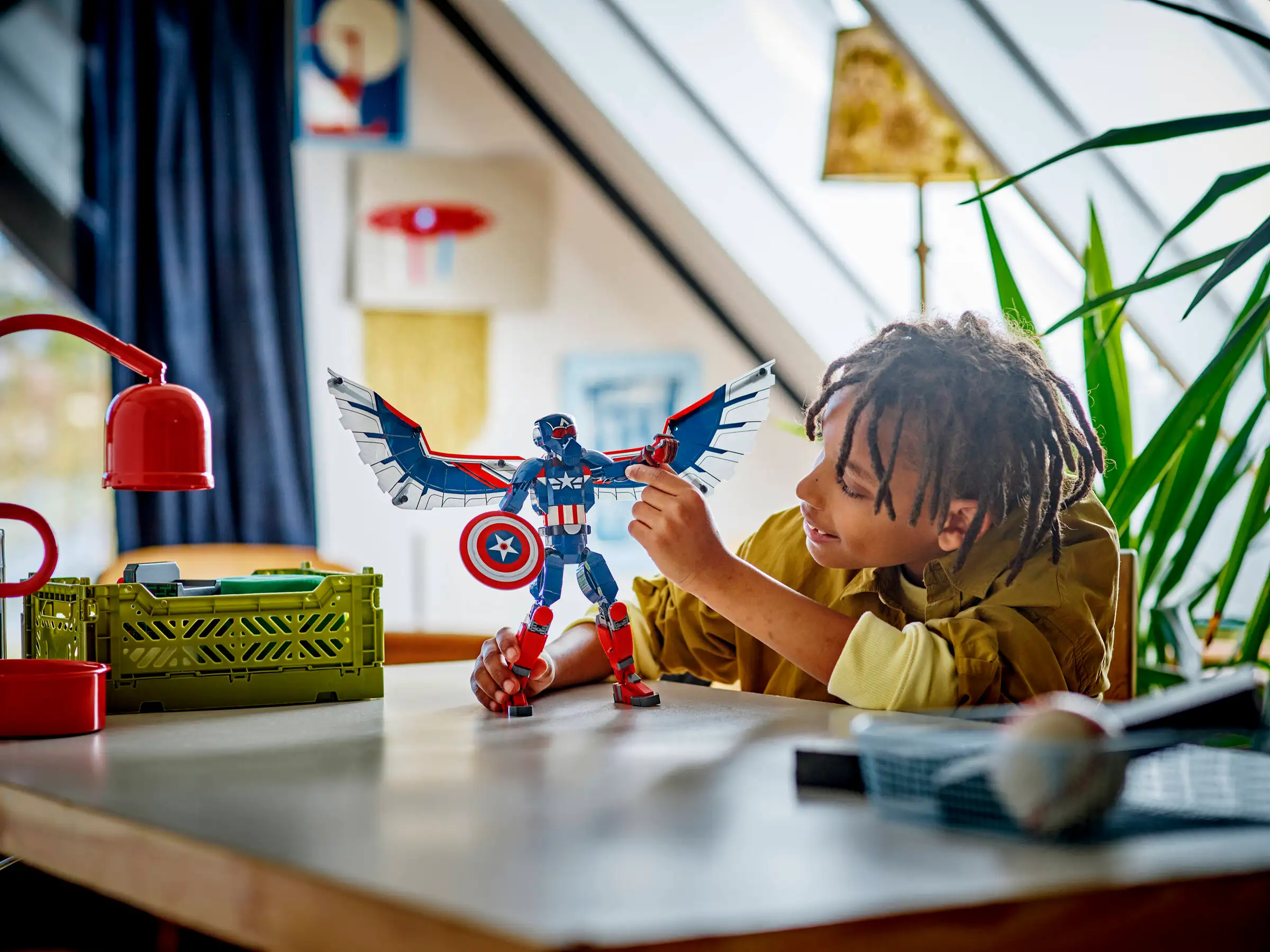 LEGO 76296 Uusi Rakennettava Captain America ‑Hahmo - Image 4