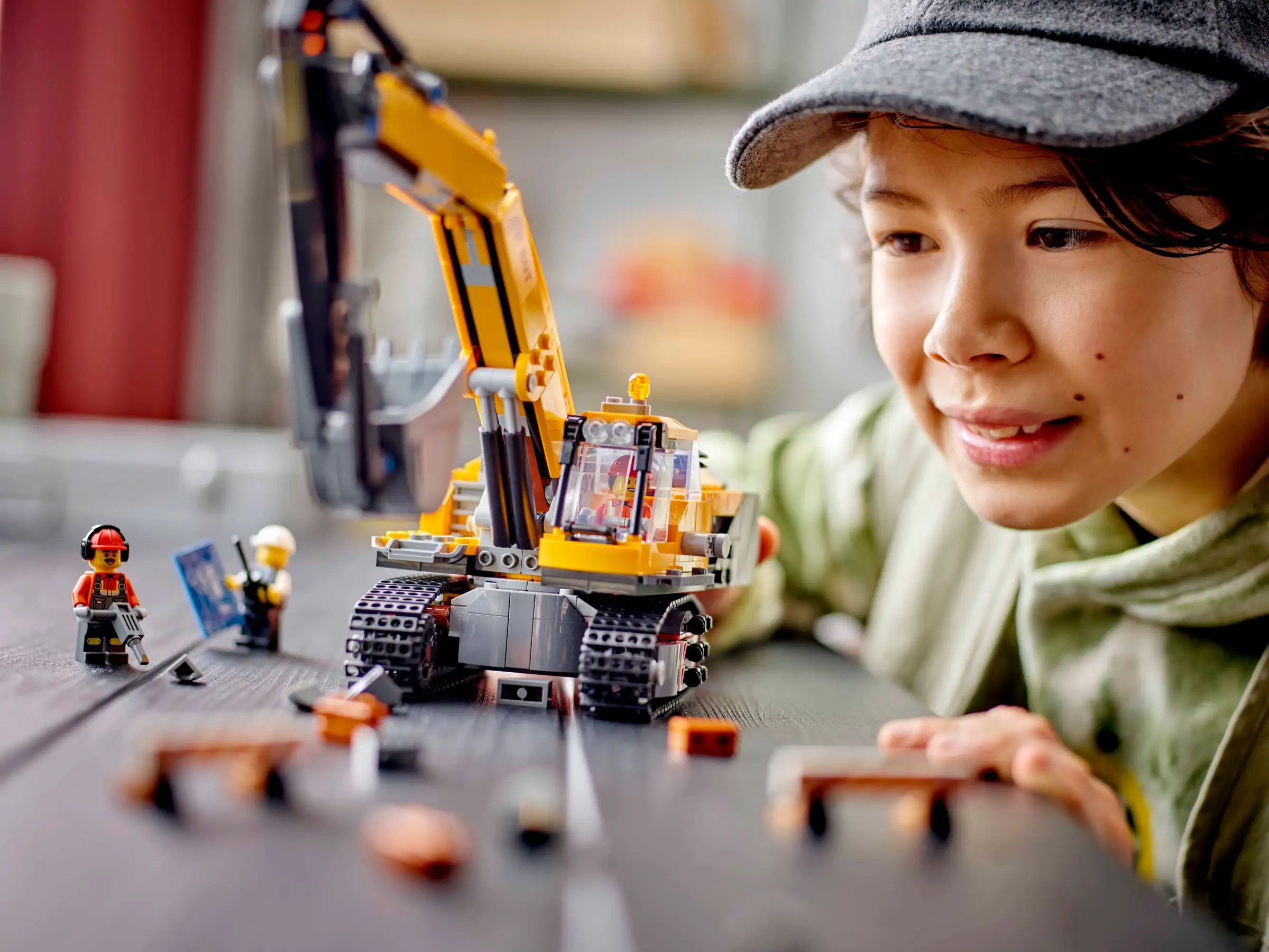 LEGO City 60420 Keltainen Rakennuskaivuri - Image 4