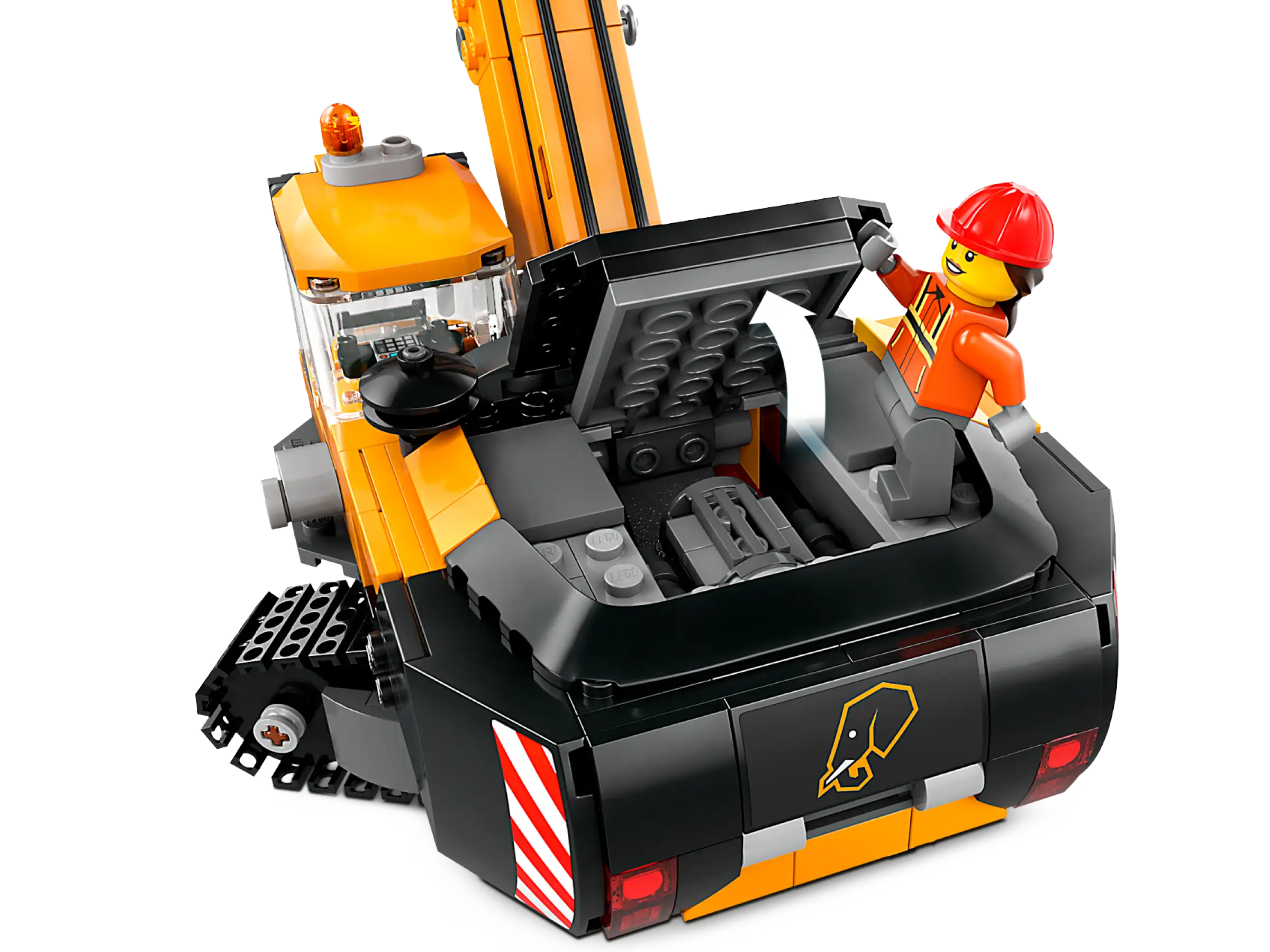 LEGO City 60420 Keltainen Rakennuskaivuri - Image 6