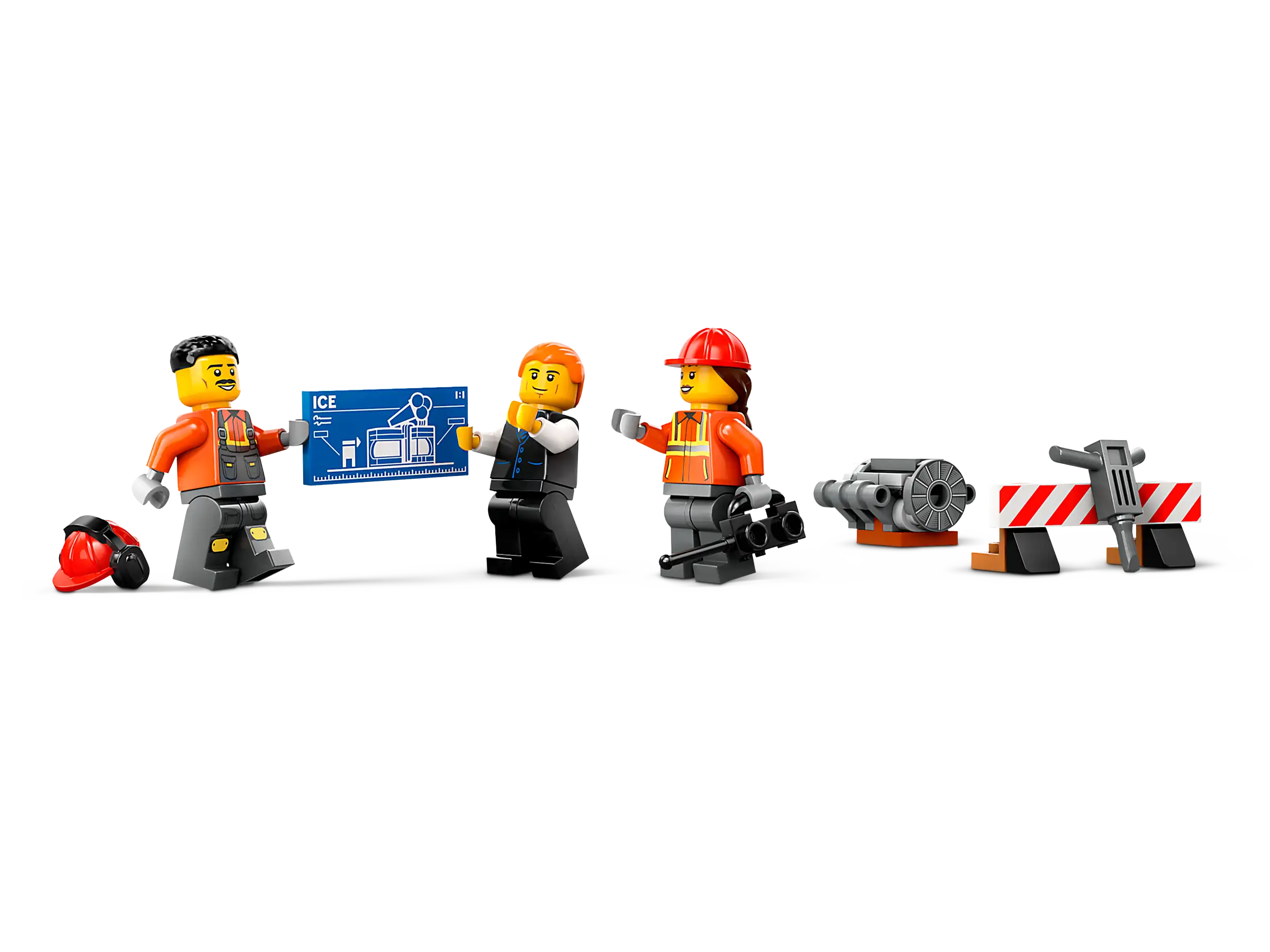 LEGO City 60420 Keltainen Rakennuskaivuri - Image 7