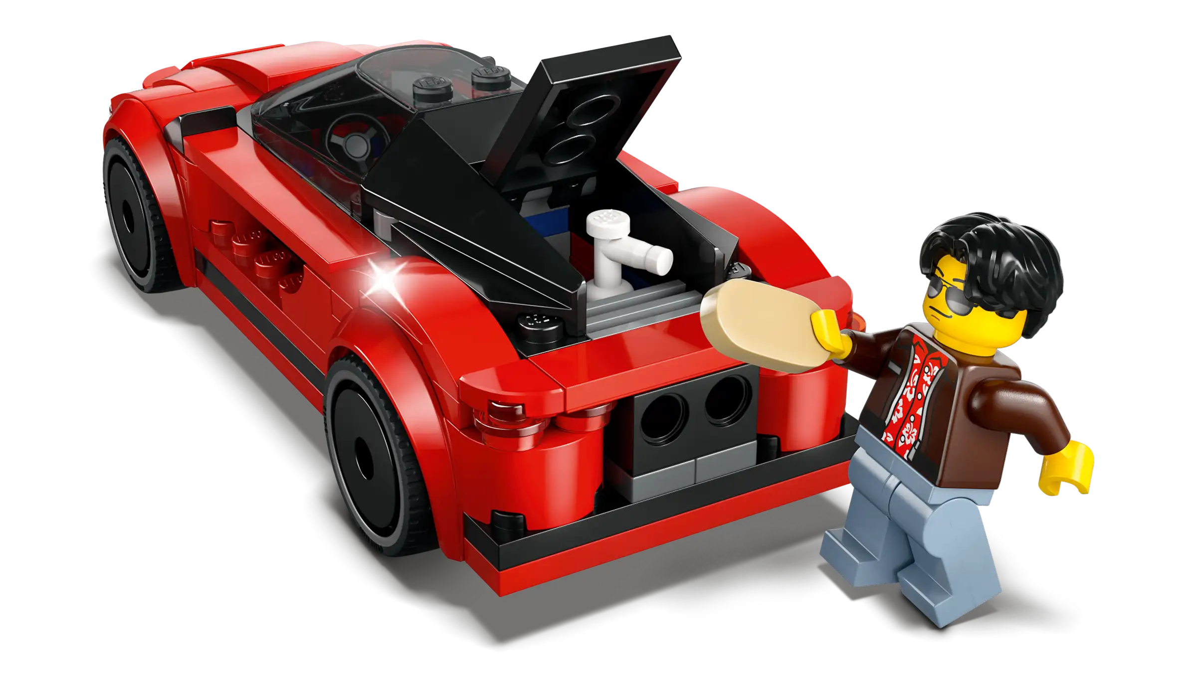 LEGO City 60448 Punainen Urheiluauto - Image 3