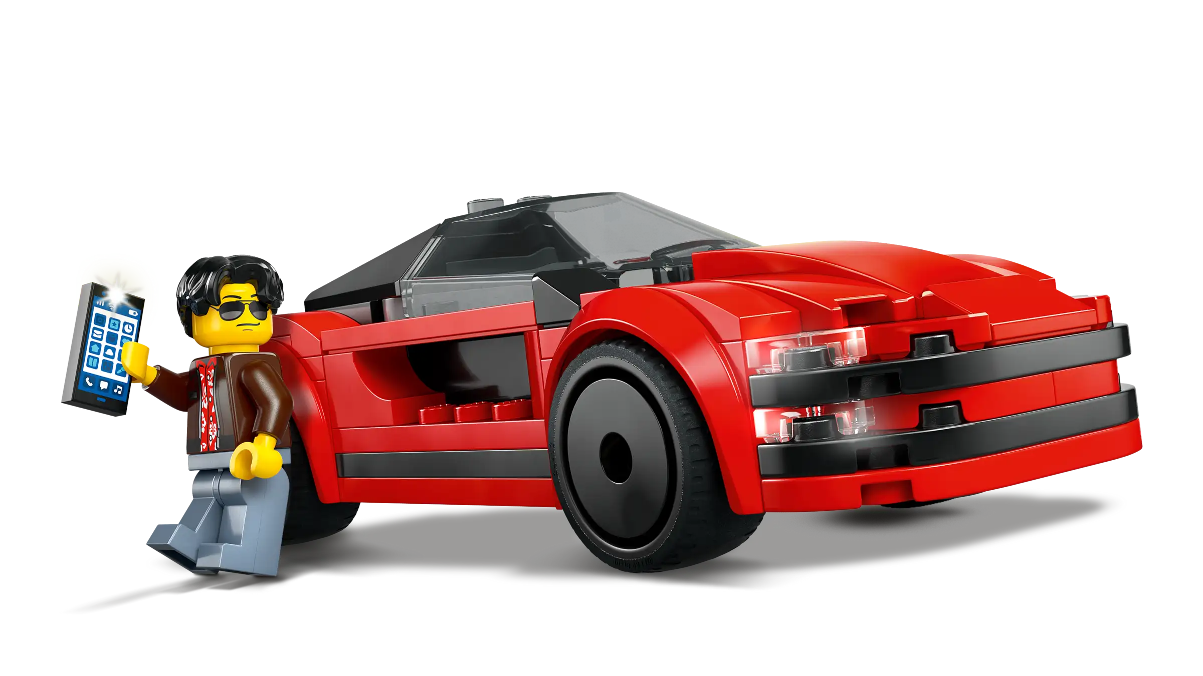 LEGO City 60448 Punainen Urheiluauto - Image 4