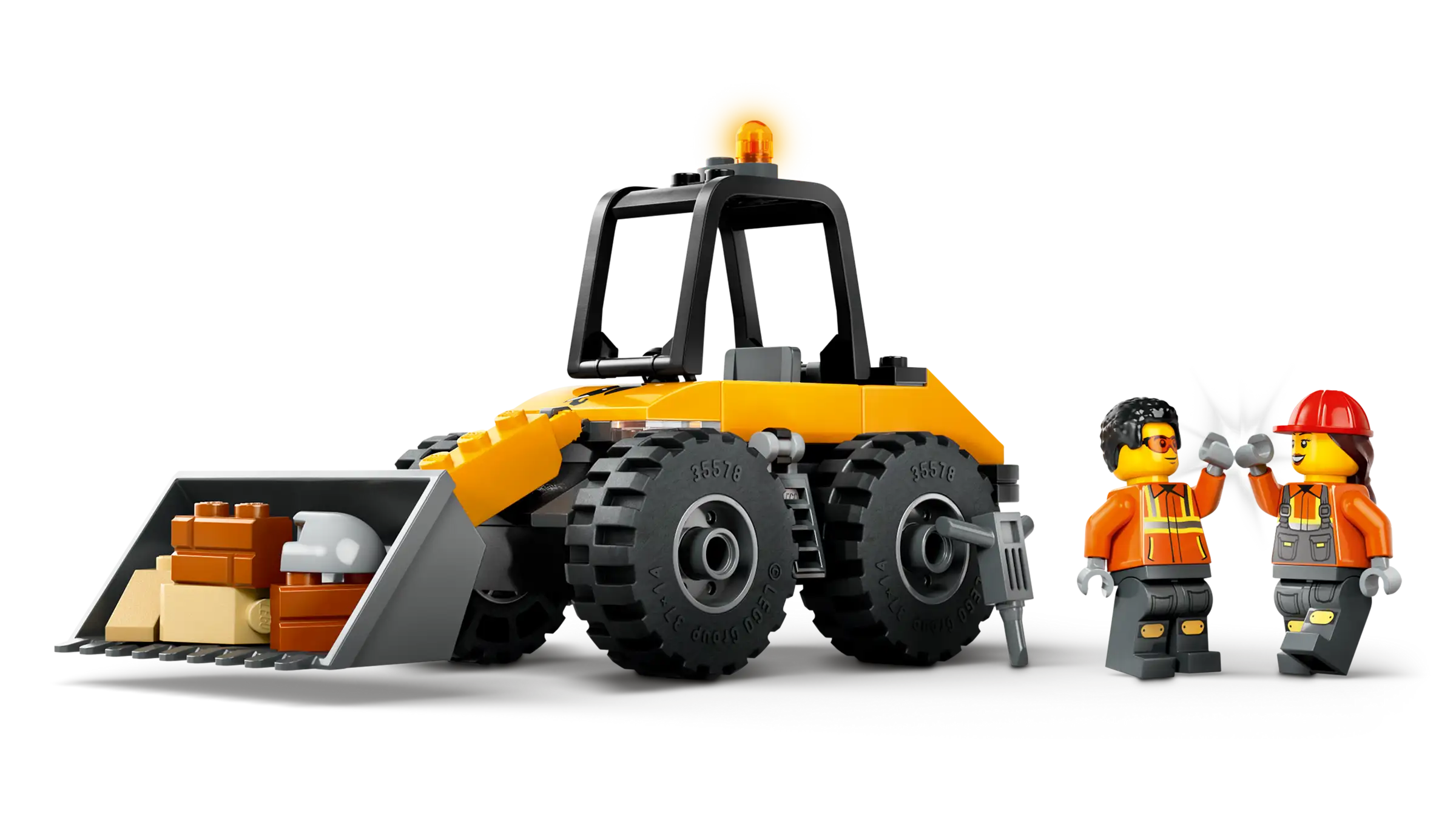 LEGO City 60450 Keltainen Pyöräkuormaaja - Image 2