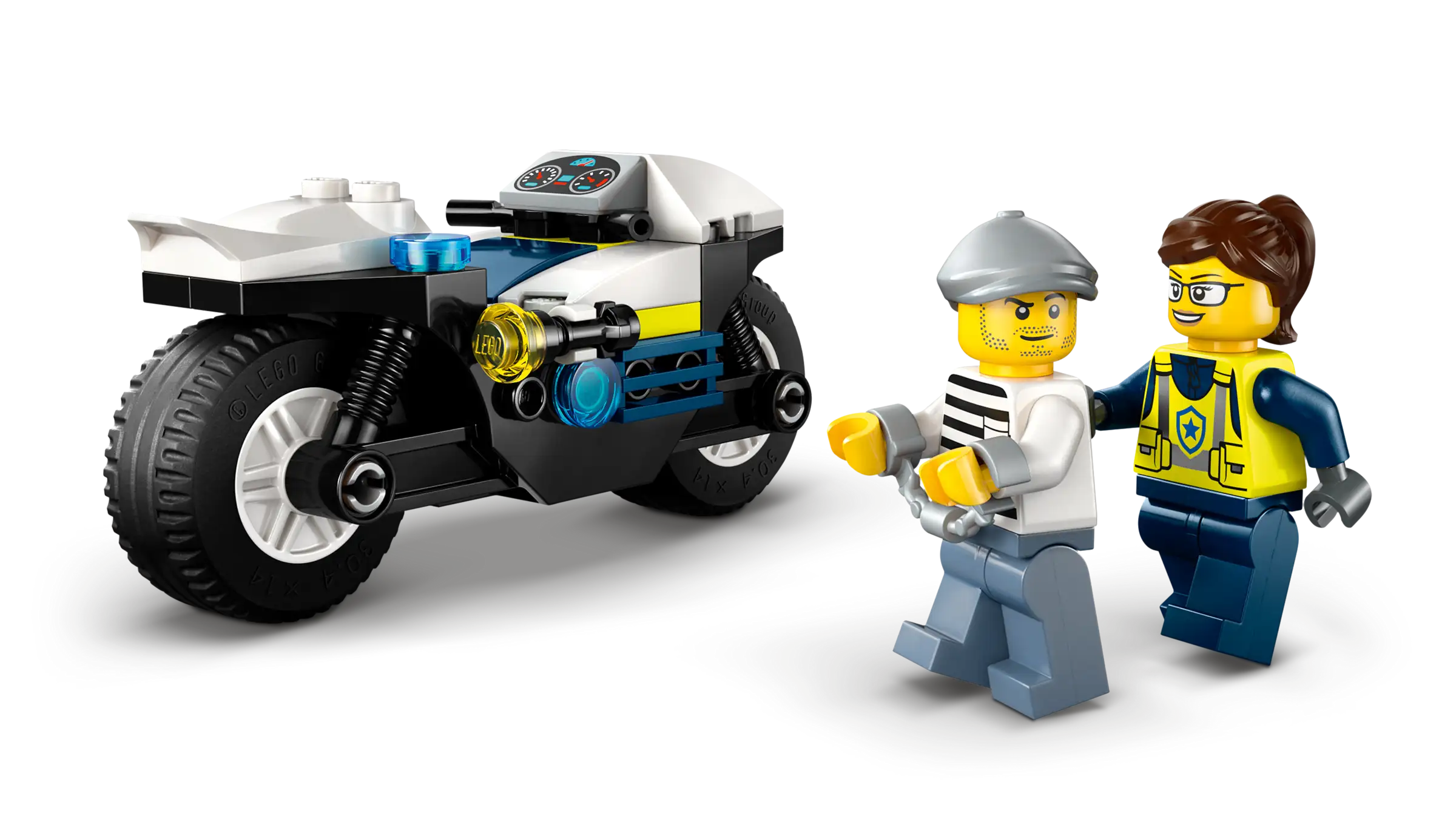 LEGO City 60455 Takaa-ajo Poliisimoottoripyörällä - Image 4
