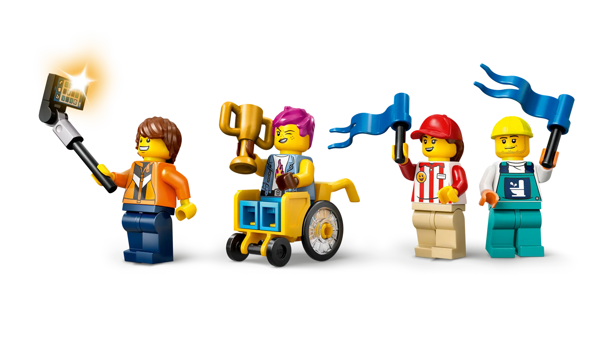 LEGO City 60460 Ei rajoja: Kilpa-autojen Ramppirata - Image 4
