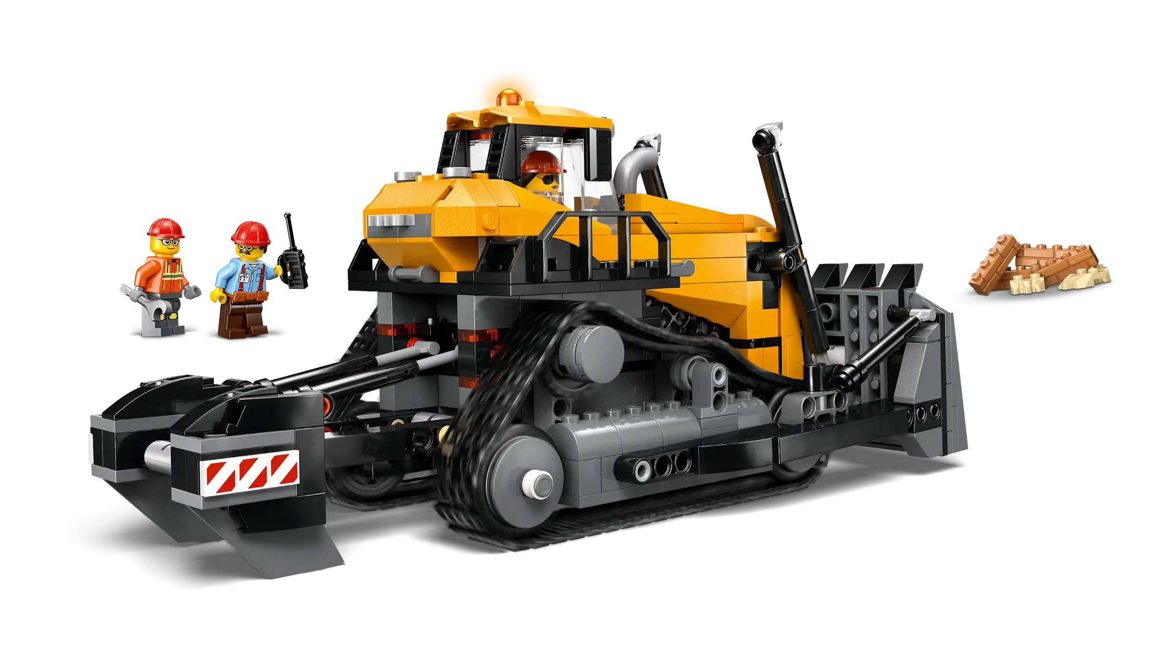 LEGO City 60466 Keltainen Puskutraktori - Image 2