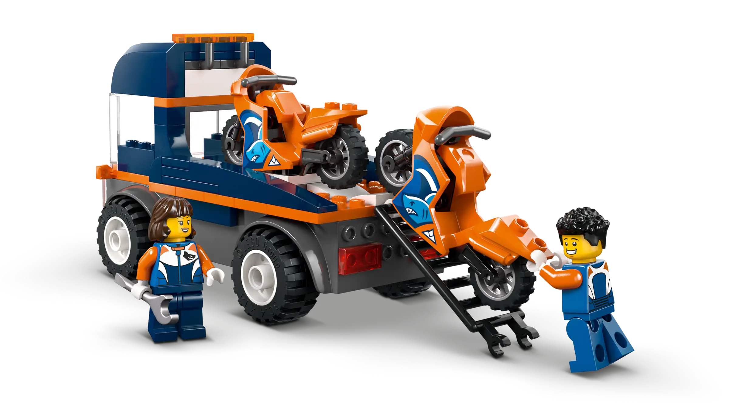 LEGO City 60491 Moottoripyörän Kuljetusauto - Image 5