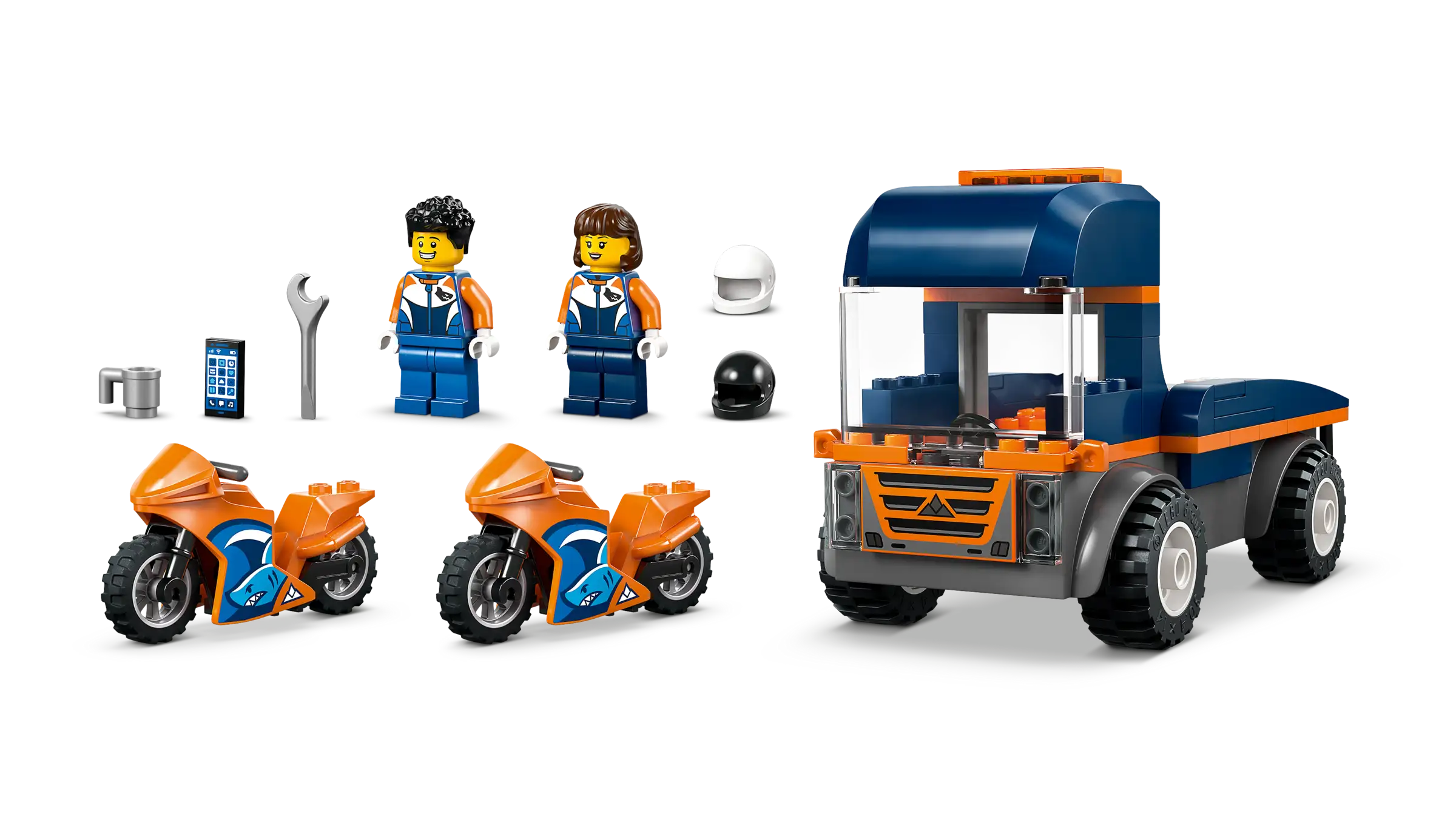 LEGO City 60491 Moottoripyörän Kuljetusauto - Image 6