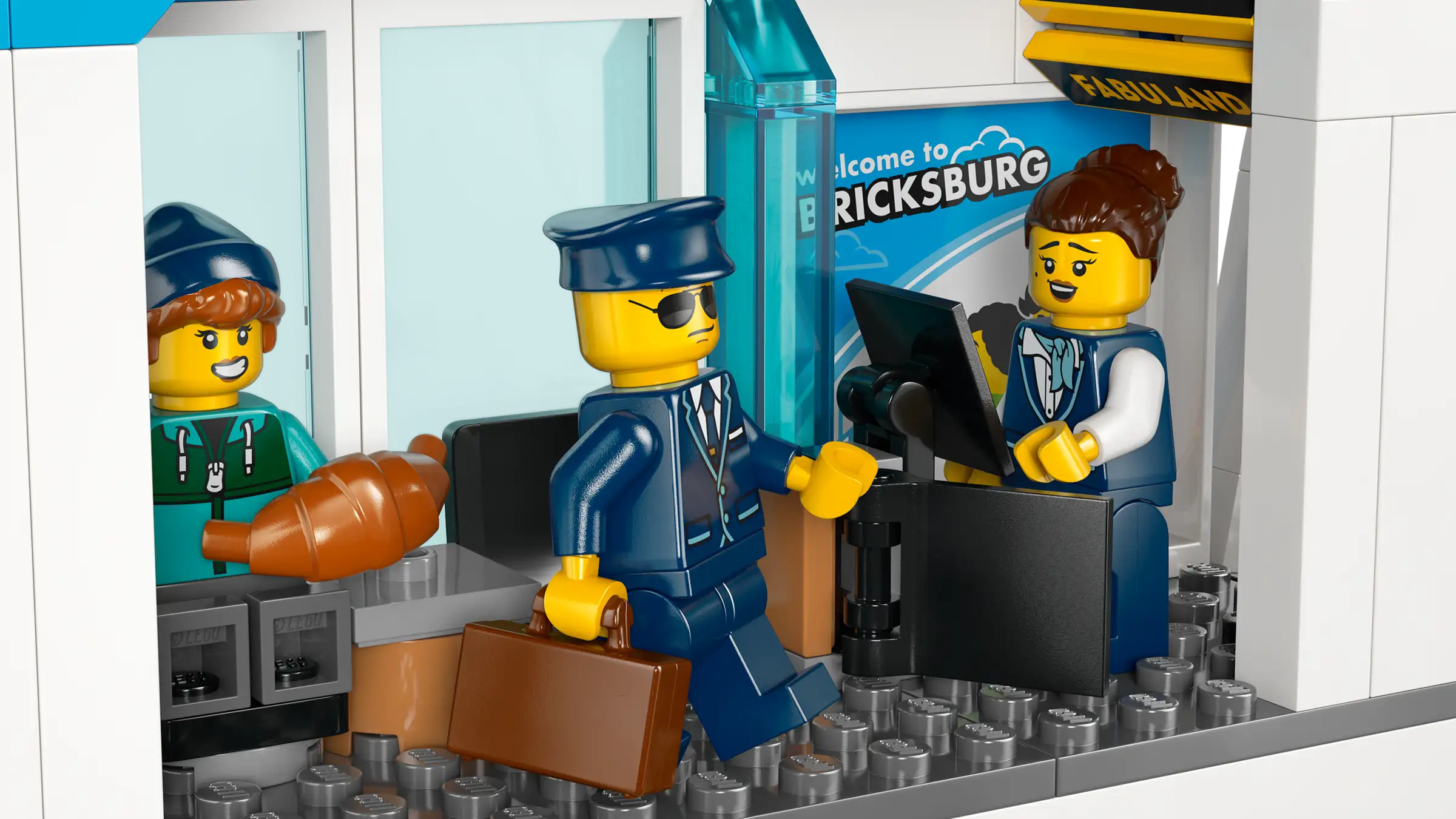 LEGO City 60502 Lentokenttä ja Lentokone - Image 8