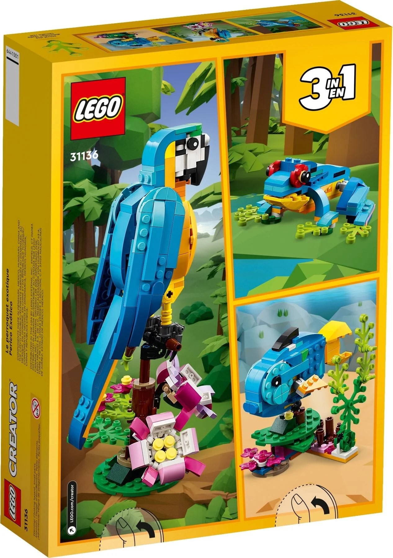 LEGO Creator 31136 Eksoottinen Papukaija - Image 6