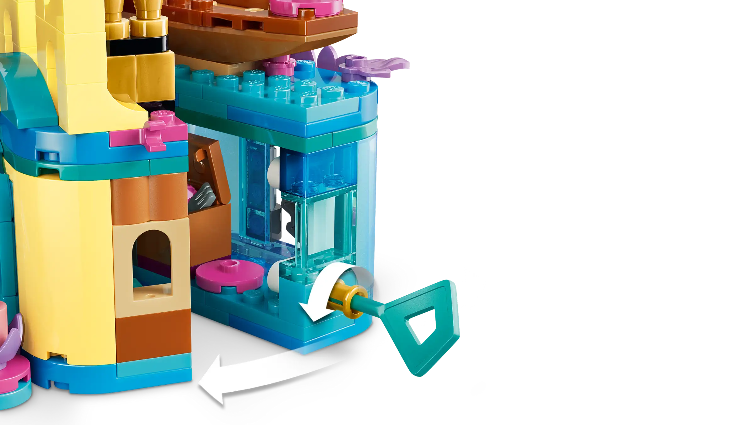 LEGO Disney 43285 Arielin Taianomainen Palatsi Minikoossa - Image 5