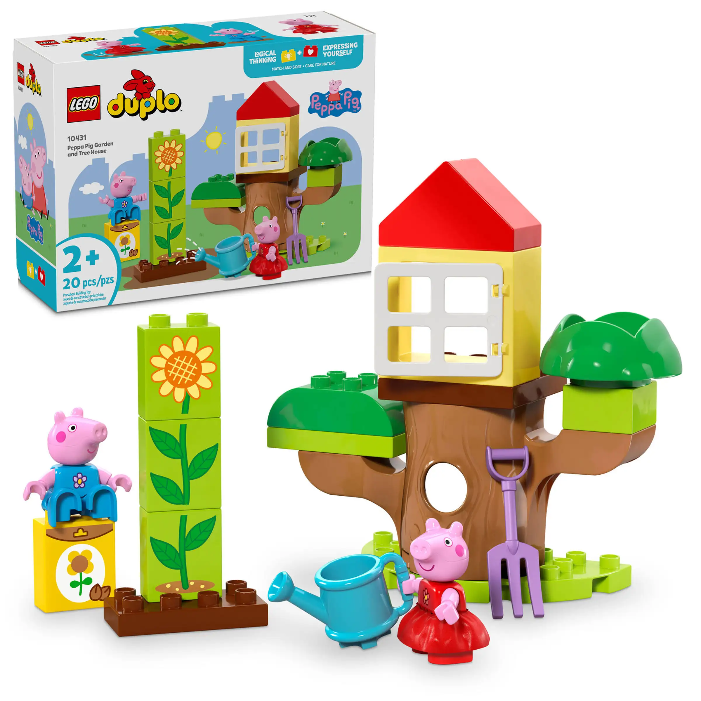 LEGO Duplo 10431 Pipsa Possun Piha ja Puumaja