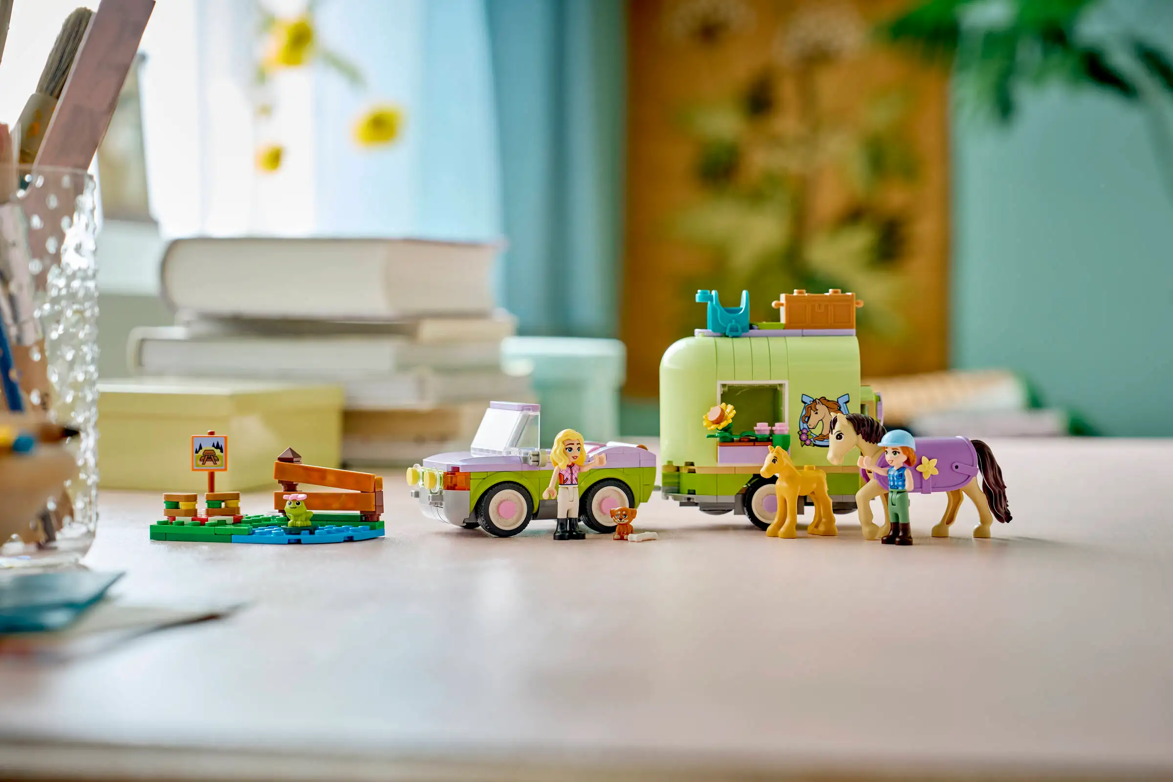Lego Friends 42695 Hevosen ja Varsan Kuljetusvaunu - Image 5