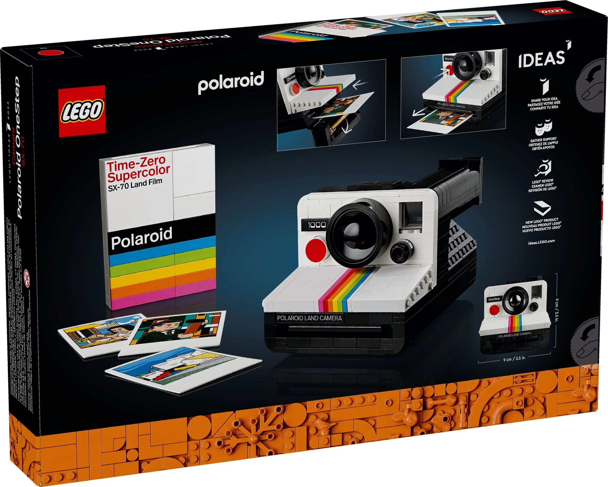 LEGO Ideas 21345 Polaroid OneStep SX-70 Kamera - Image 9