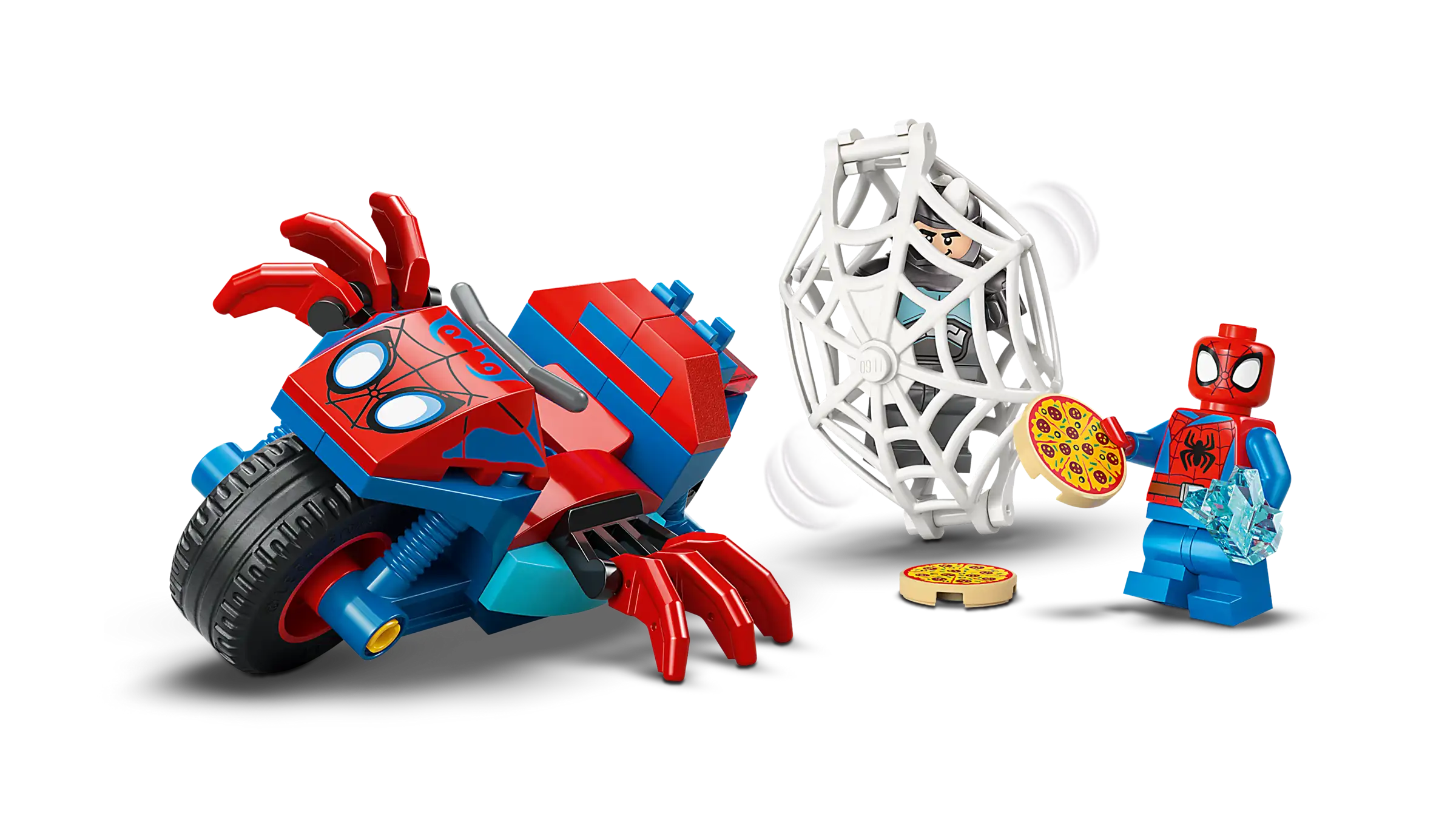 LEGO Marvel 11206 Spidey Jahtaa Rhinoa Moottoripyörällään - Image 3