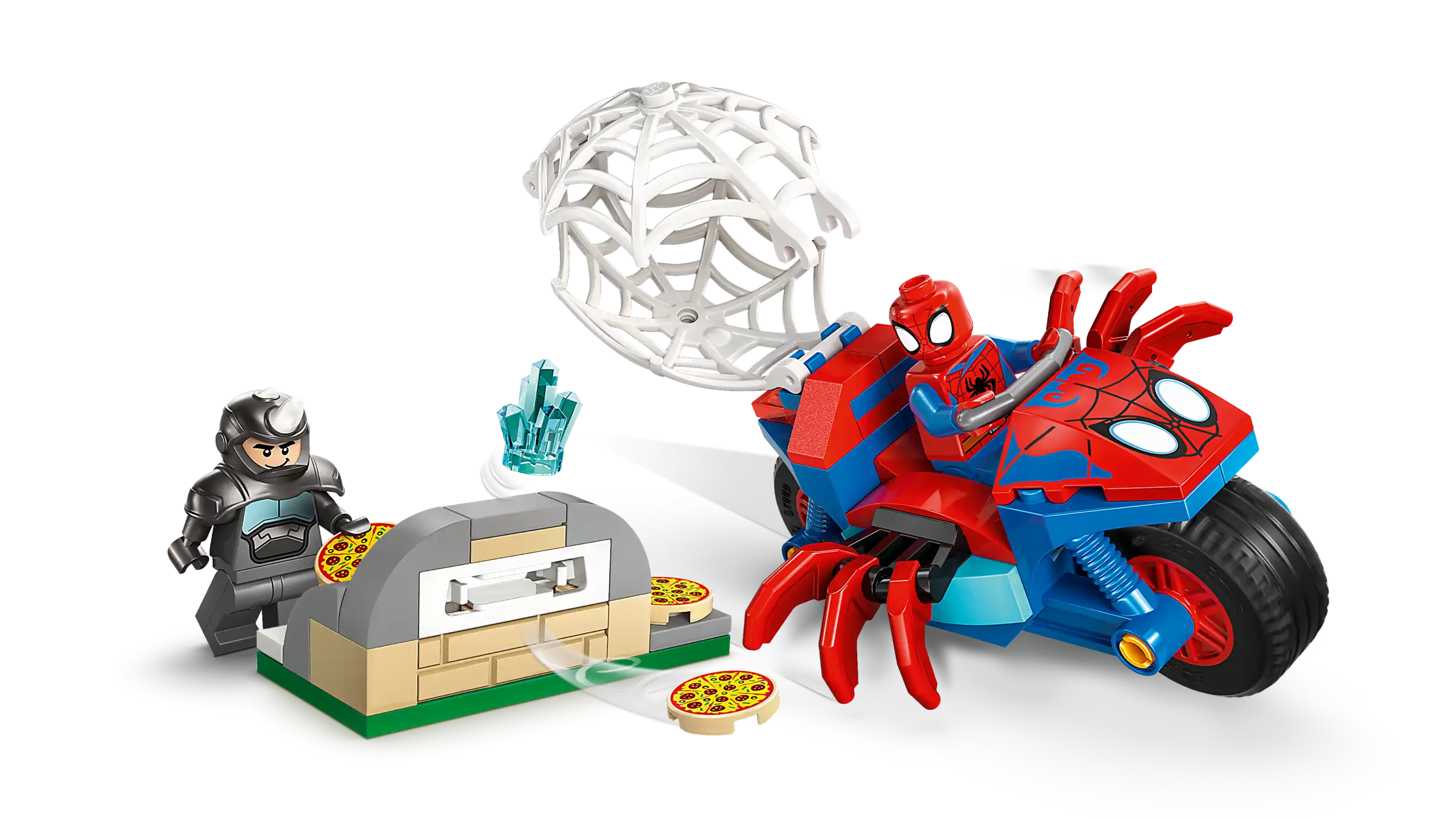 LEGO Marvel 11206 Spidey Jahtaa Rhinoa Moottoripyörällään - Image 5